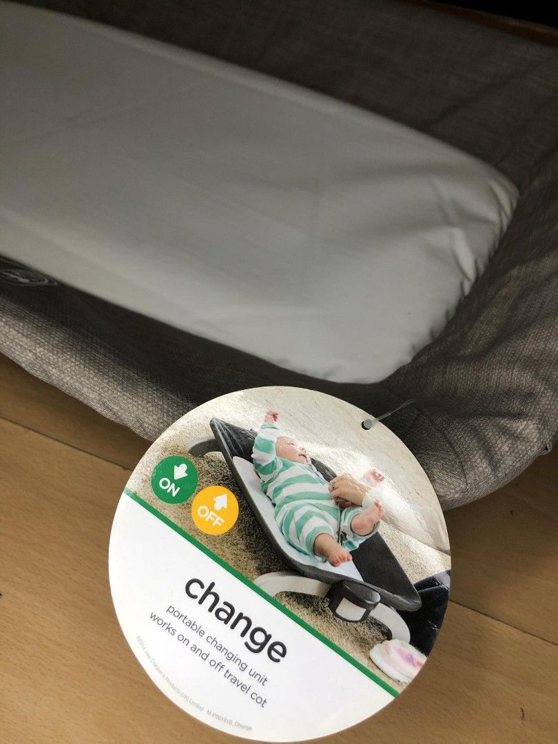 Joie Change Portable Changing Unit (Category: Changing Mats & Accessories) located in Bacoor. Submitted by axxesbabyshopph (Listing ID 1420819737, Image 3). Description: unused brandnew with tag 💯 Authentic JOIE Changing portable unit wipe to clean, waterproof material perfect for on the go or travel with baby.