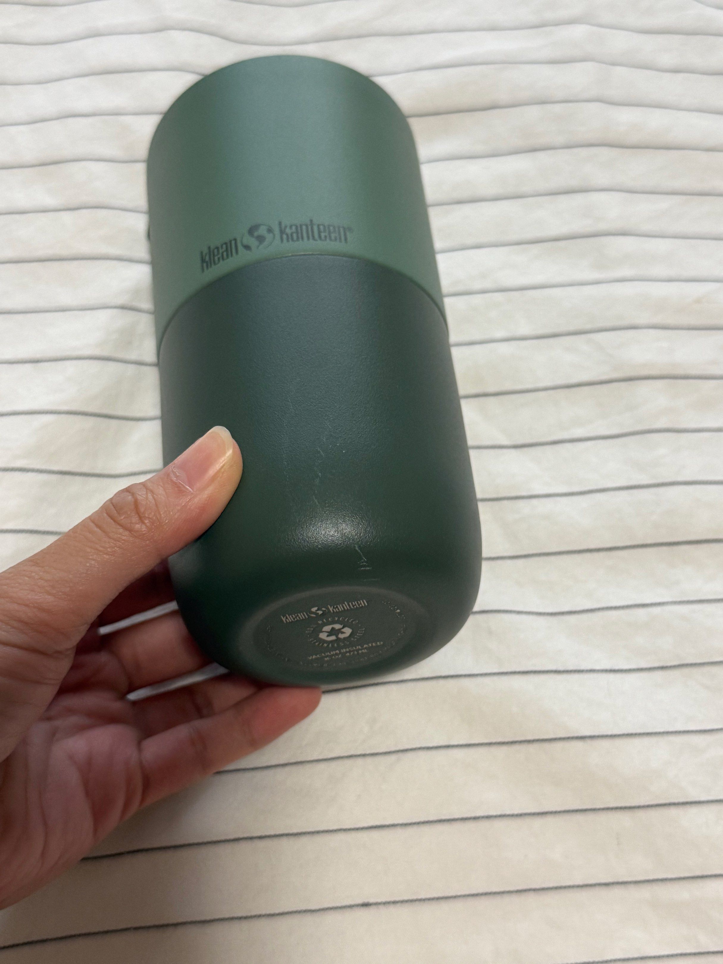 Klean Kanteen 16oz Vacuum Insulated Tumbler (Category: Water Bottles & Tumblers) located in Quezon City. Submitted by _cjbarrera (Listing ID 1420846004, Image 2). Description: Klean Kanteen 16oz With dents see photo With engraved name Excellent condition Lp posted Will not entertain lowballers 🧾 Gcash, Maribank & BPI 📦 Lalamove & J&T no rush shipping.
