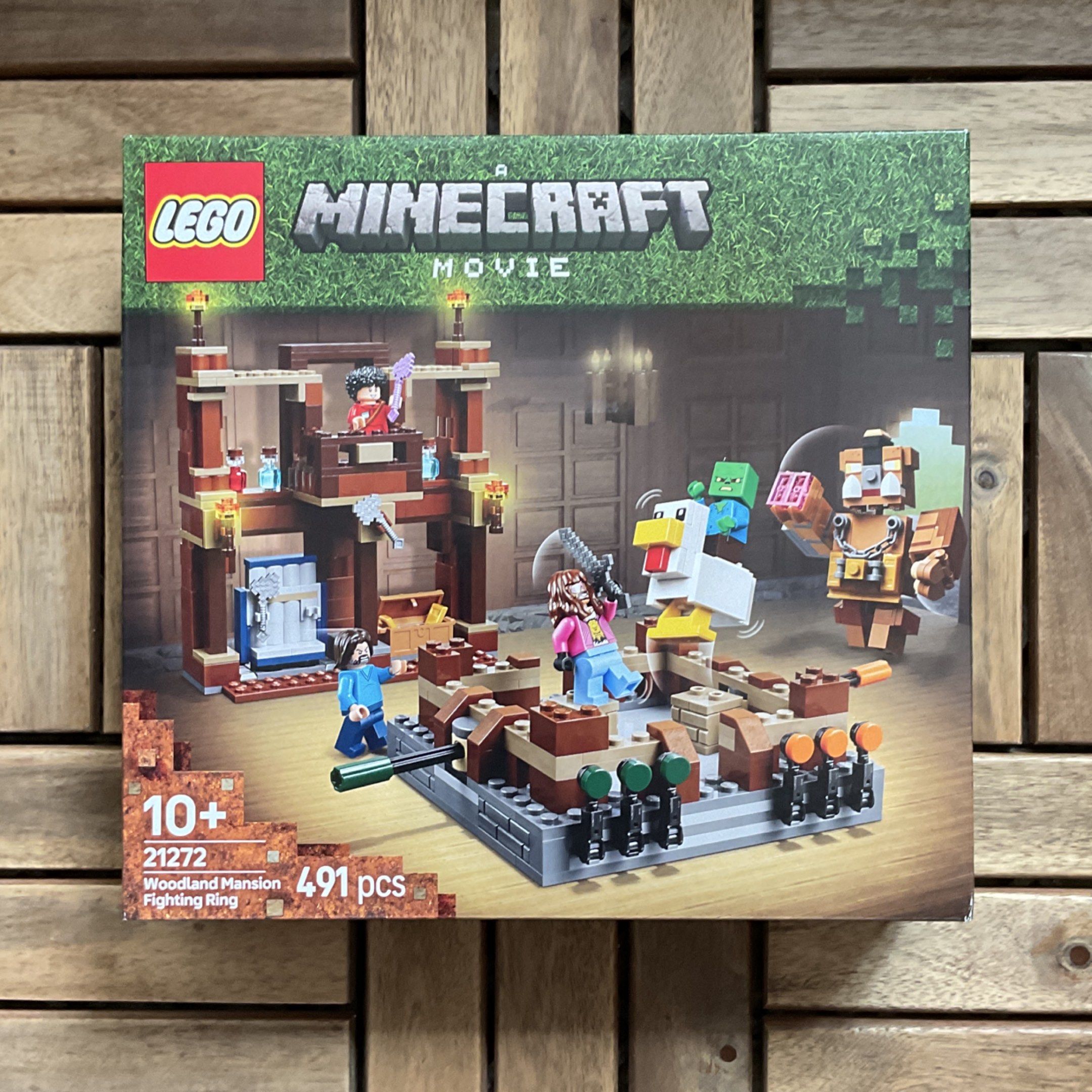 Lego Minecraft 21272 Woodland Mansion Fighting Ring, Hobbies & Toys ...