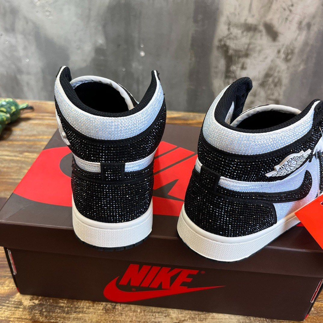 rhinestone air jordan 1