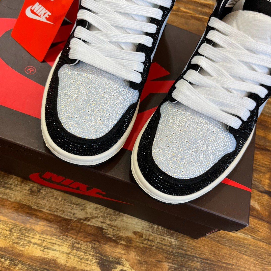 rhinestone air jordan 1