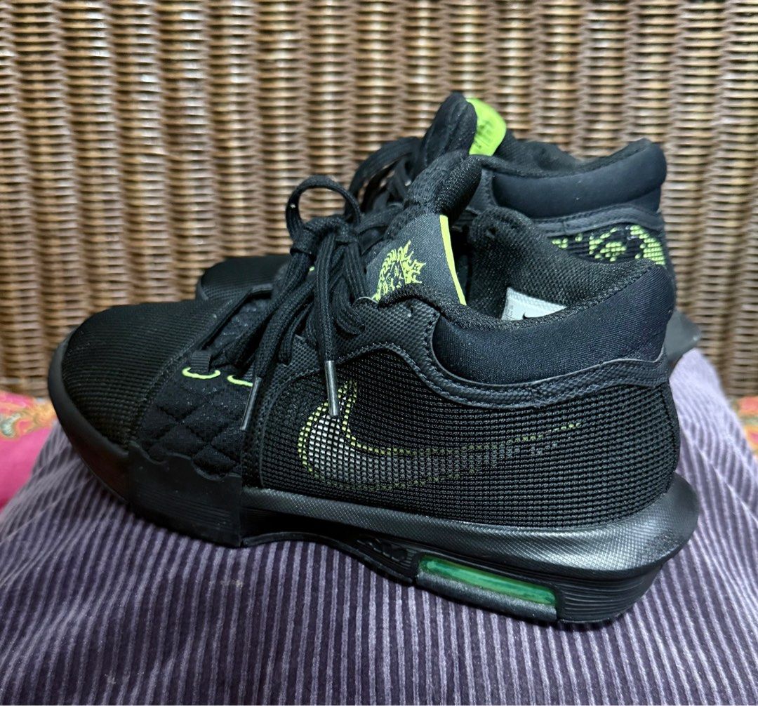 Nike Lebron Witness 8 (Category: Sneakers) located in Quezon City. Submitted by luesworld (Listing ID 1420886103, Image 3). Description: - VERY LIGHTLY USED - These are performance basketball sneakers engineered for LeBron James, featuring a sleek and boldly sculpted design. - Nike LeBron Witness 8 (also referred to as the LeBron Witness VIII) basketball shoe in the “Black Volt” colorway - Performance Features: They are designed with breathable m