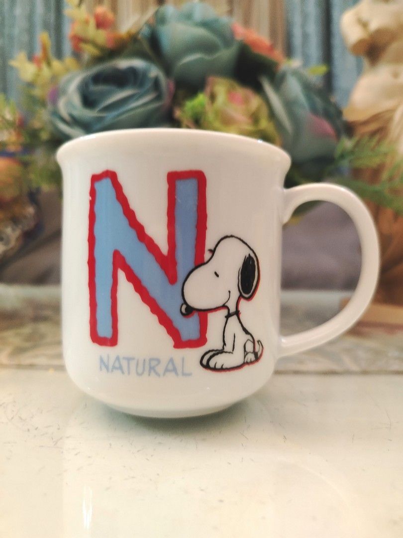 Peanuts Snoopy "N" Initial Teacup Mug (Category: Coffee & Tea Tableware) located in San Fernando. Submitted by jpmarketplace2023 (Listing ID 1420908312, Image 1). Description: 💚 All items are authentic from Japan. 💛 MOP: GCash (❌️ GCash Protect) 🩵 MOD: LBC only (❌️ S. Checkout, COD, COP) 💙 Meet-up: Vista Mall, San Fernando, Pampanga 💜 All items are on-hand. 🧡 First to pay gets the item first. ❤️ Breakable items are packed with care and caut