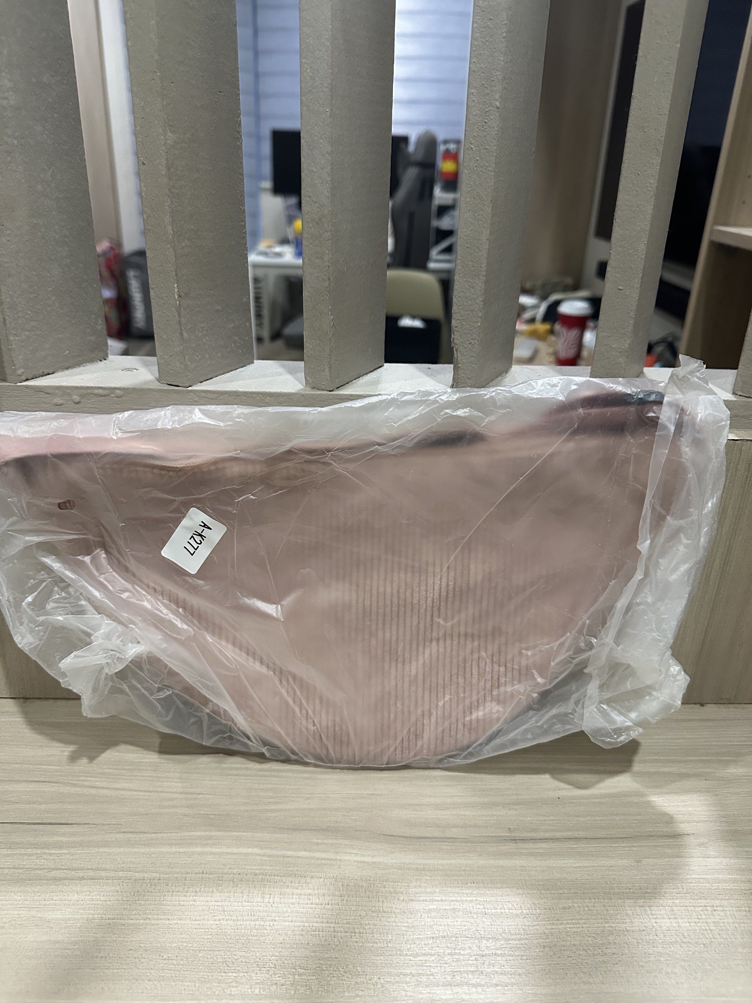 Pink Corduroy Sling Bag (Category: Cross-body Bags) located in Manila. Submitted by bellevd (Listing ID 1420838895, Image 1). Description: - Brand new pink corduroy sling bag - Stylish curved design - Features a matching pink strap - Comes in original packaging - Unused and in perfect condition MOP: Gcash, BPI, GoTyme (No cash payments).