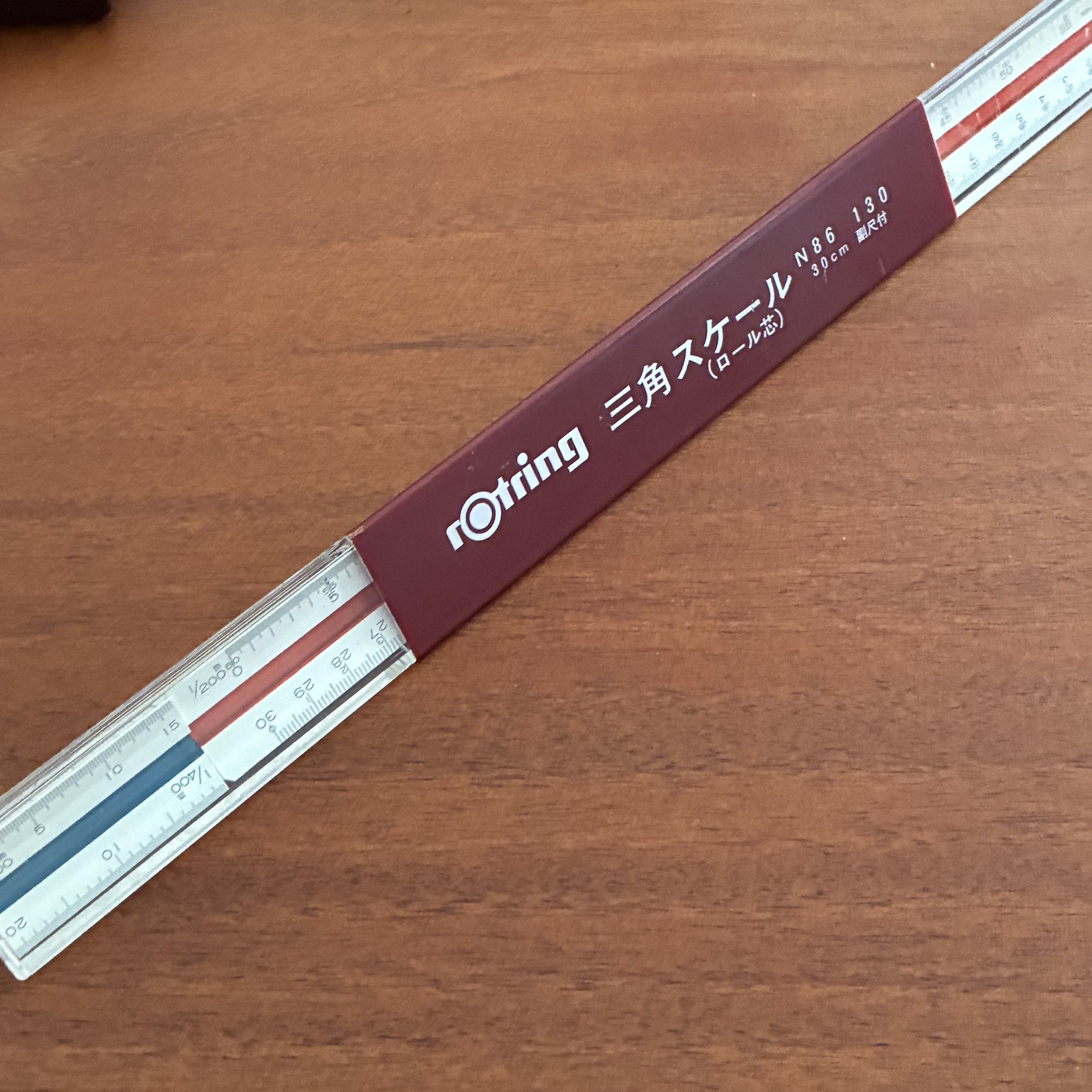 Rotring N86 130 Triangular Scale Ruler New Made in Japan , Hobbies ...