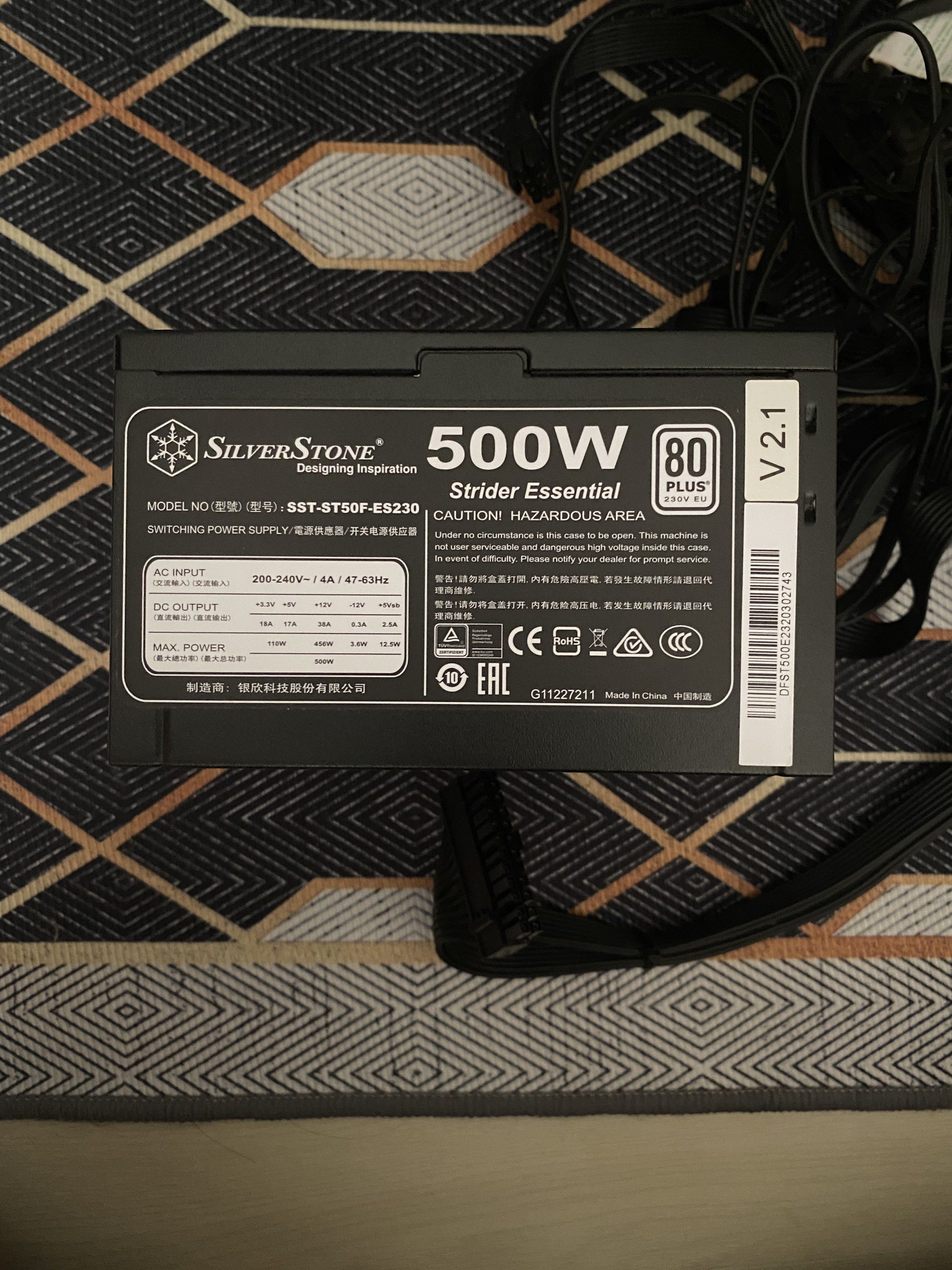SilverStone Strider Essential 500W Power Supply471039198227998723