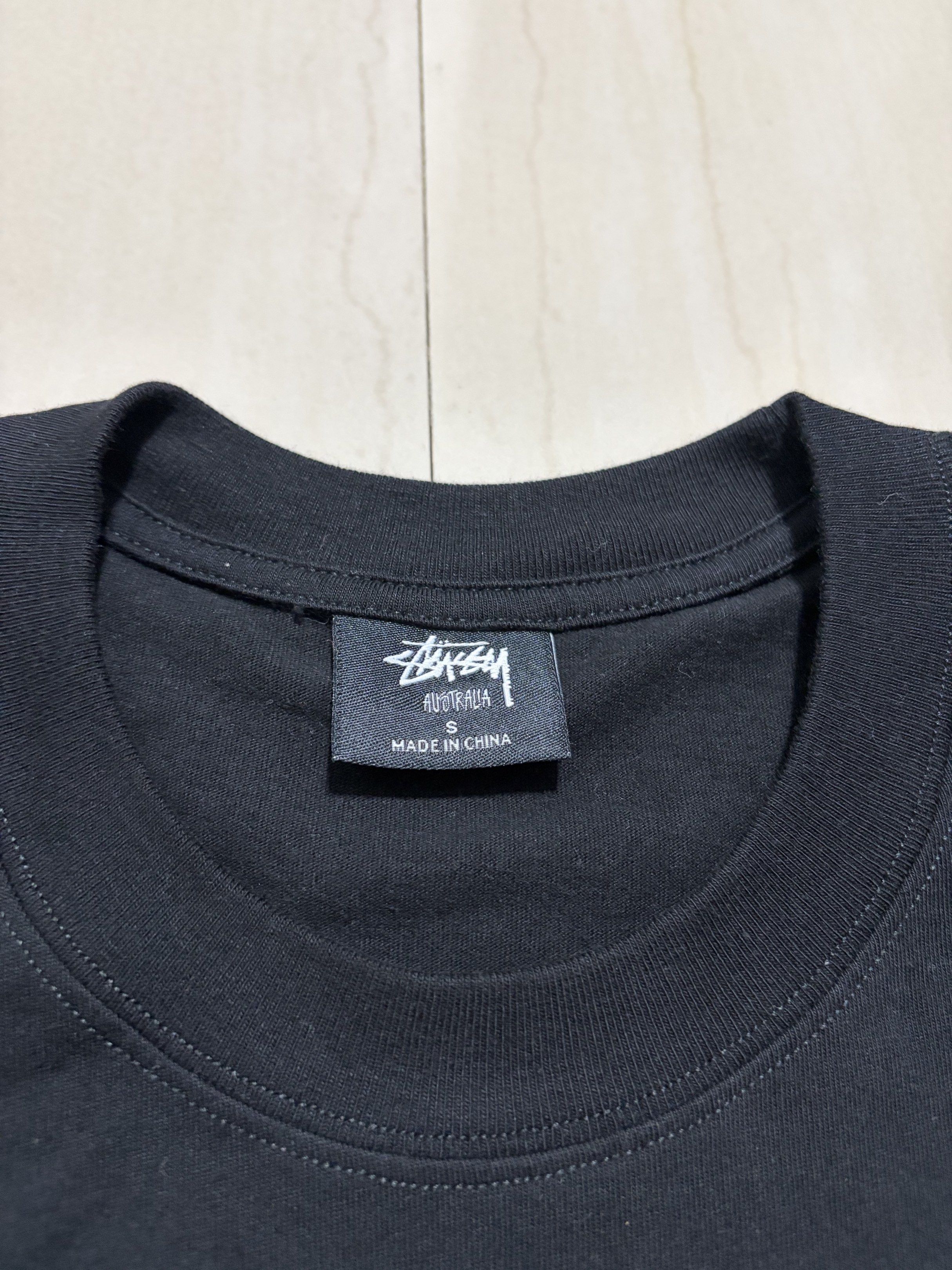 Stussy Angel 8 Ball Tee - Black (Category: Tshirts & Polo Shirts ) located in Cavite. Submitted by _dashhh (Listing ID 1420746997, Image 3). Description: - Size: S - Used once - Bought from Taiwan (Not Orig) - Width - 20 Length - 29 - Rfs: too big for me .