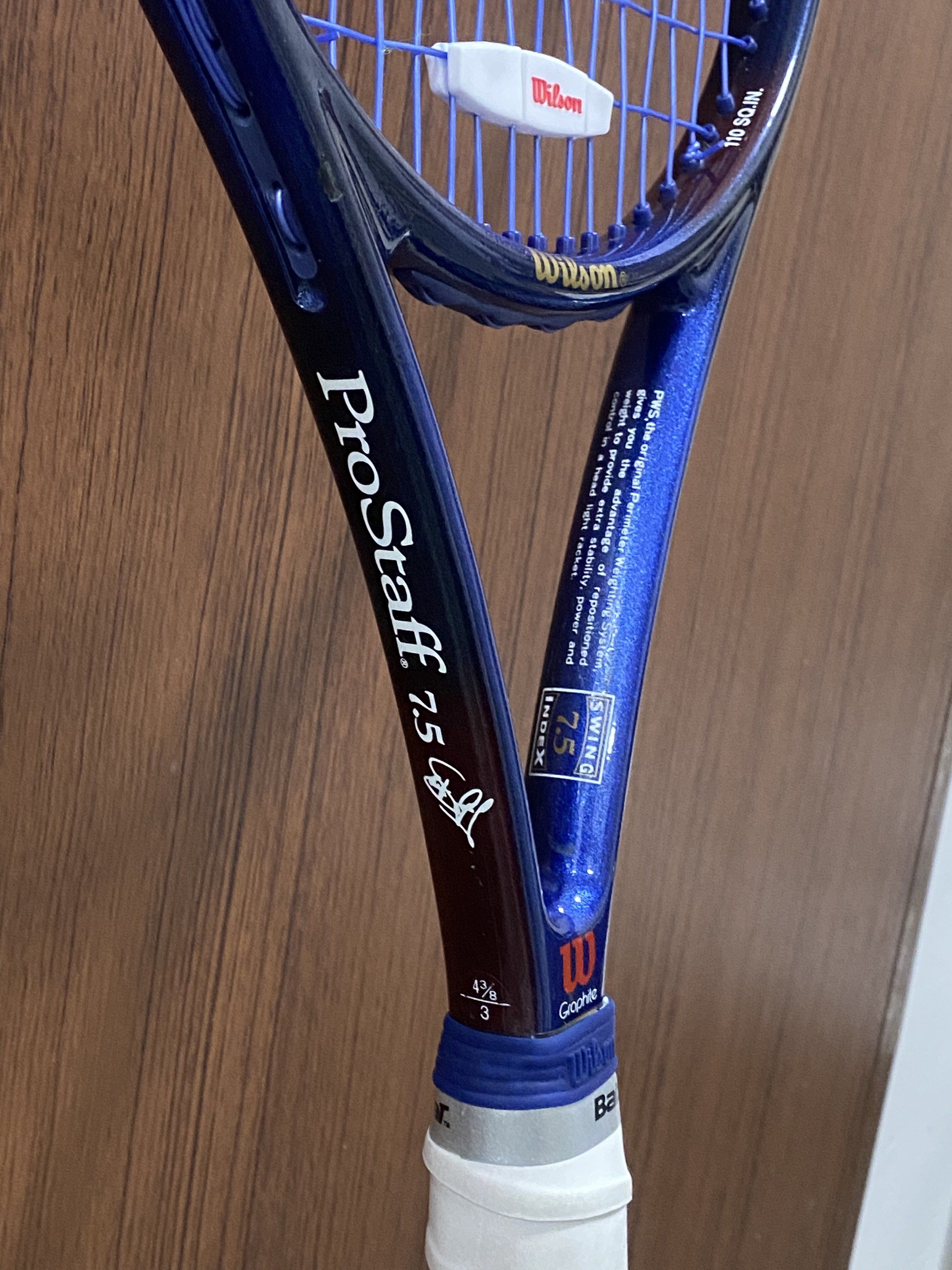 Wilson Pws Tennis Racket Wilson Pro Staff Tennis Racket, Sports Equipment, Sports & Games ...