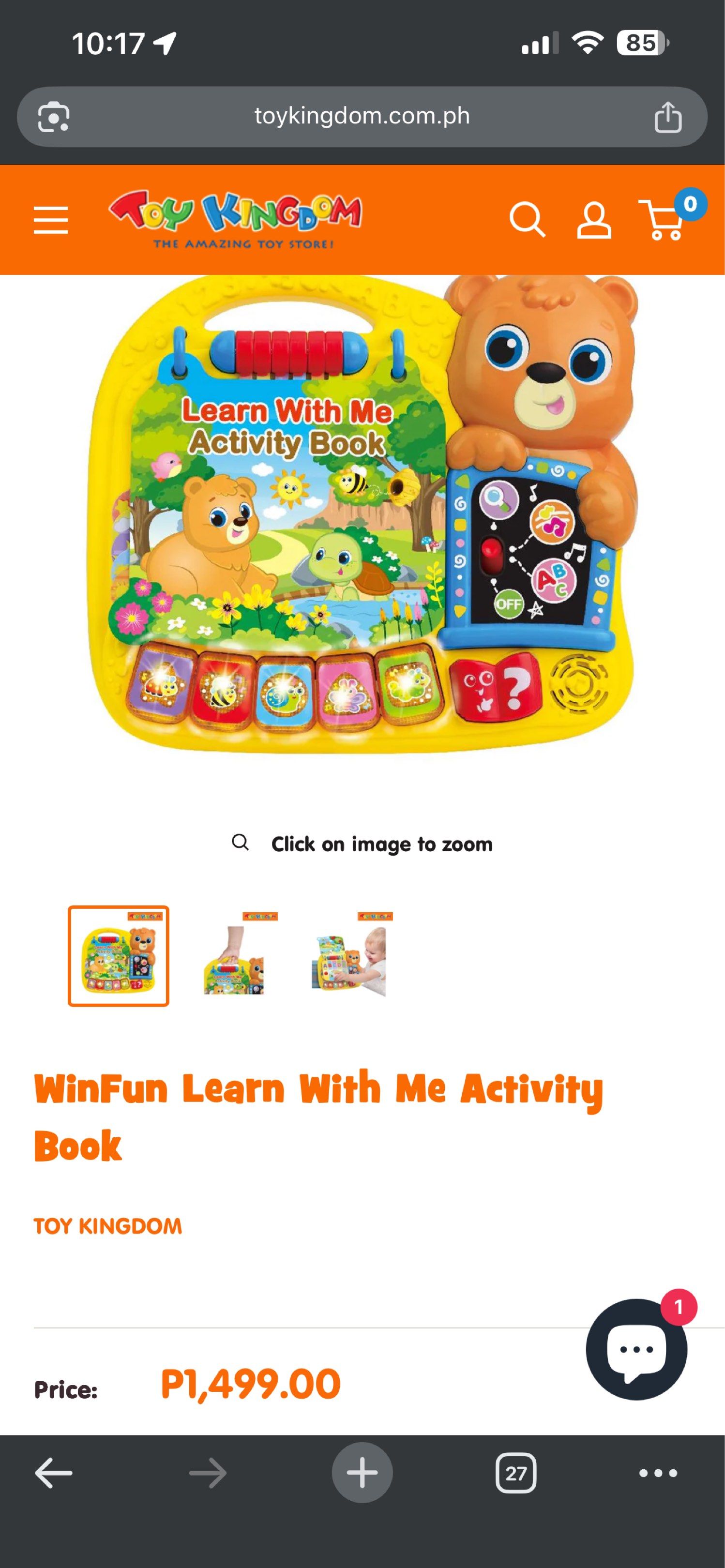 WinFun Learn With Me Activity Book (baby toy) (Category: Infant Playtime) located in Quezon City. Submitted by haneypd (Listing ID 1420893479, Image 3). Description: Photo as is.