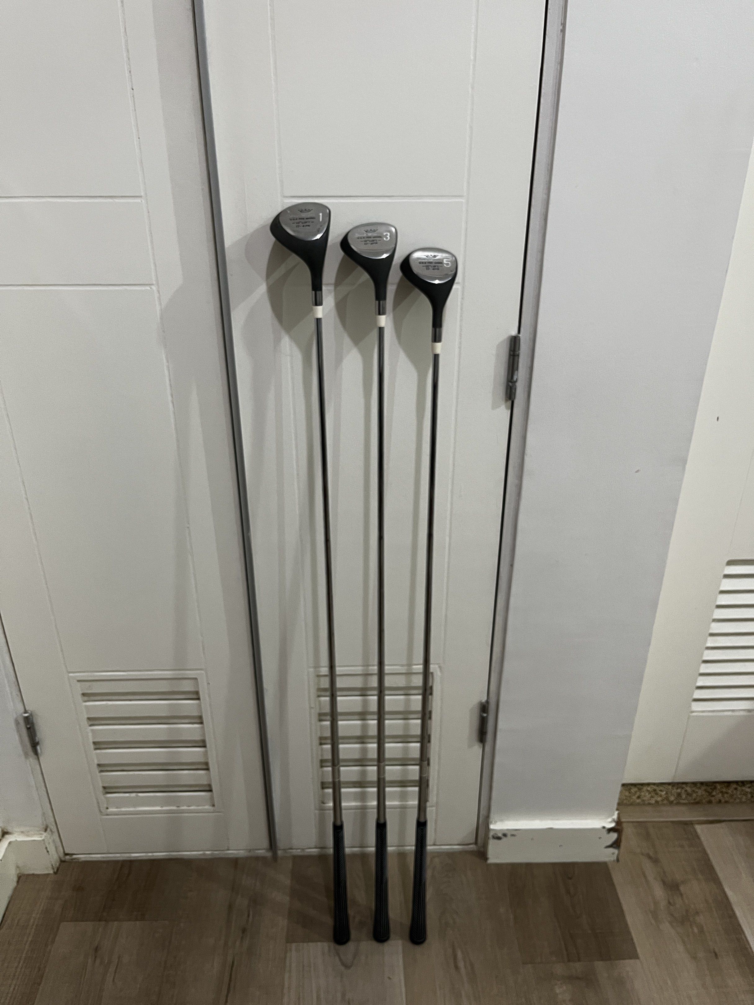 Womens Golf Clubs (Category: Golf) located in Quezon City. Submitted by limwayne715 (Listing ID 1420831100, Image 3). Description: Selling womens golf clubs Driver 1,3,5 Iron 5,7 Ideal for starters learning to swing RFS. Wife did not push through and played tennis instead. Negotiable for sure buyers only.
