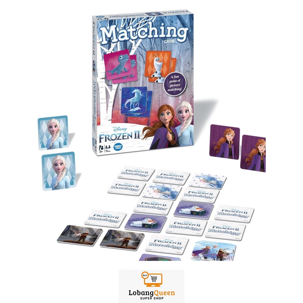 Wonder Forge Disney Frozen 2 Matching Game | Build Focus and Memory ...
