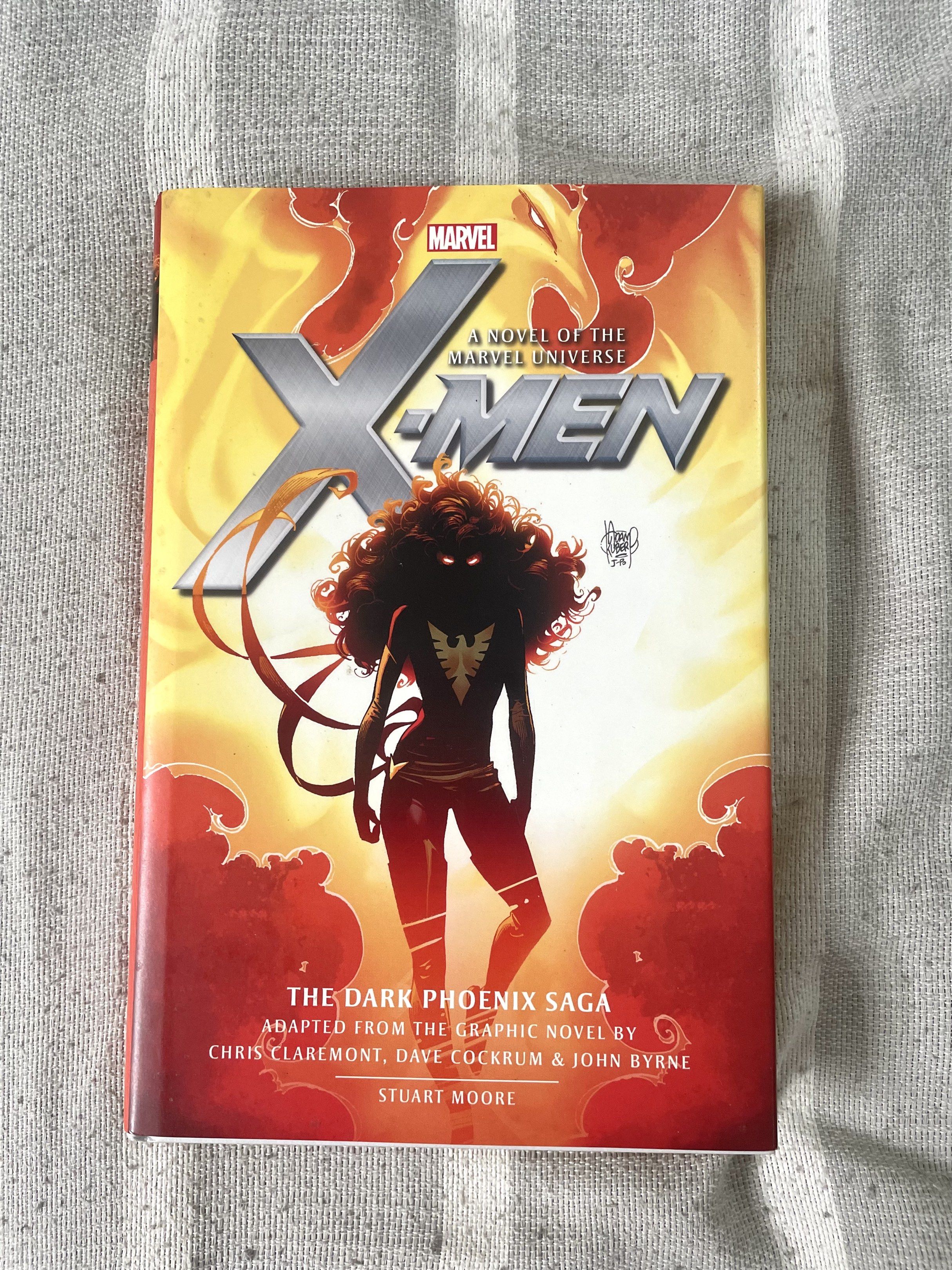 X-Men: The Dark Phoenix Saga (Novel) (Category: Comics & Manga) located in Las Pinas. Submitted by strandedonarock (Listing ID 1420790393, Image 1). Description: •Novel adaptation of one of the most iconic and beloved X-Men storylines •Written by Stuart Moore •Expands the legendary Dark Phoenix arc in rich, cinematic prose •A must-read for X-Men fans and Marvel collectors •416 pages | English language •Perfect for readers who want the Dark Phoeni