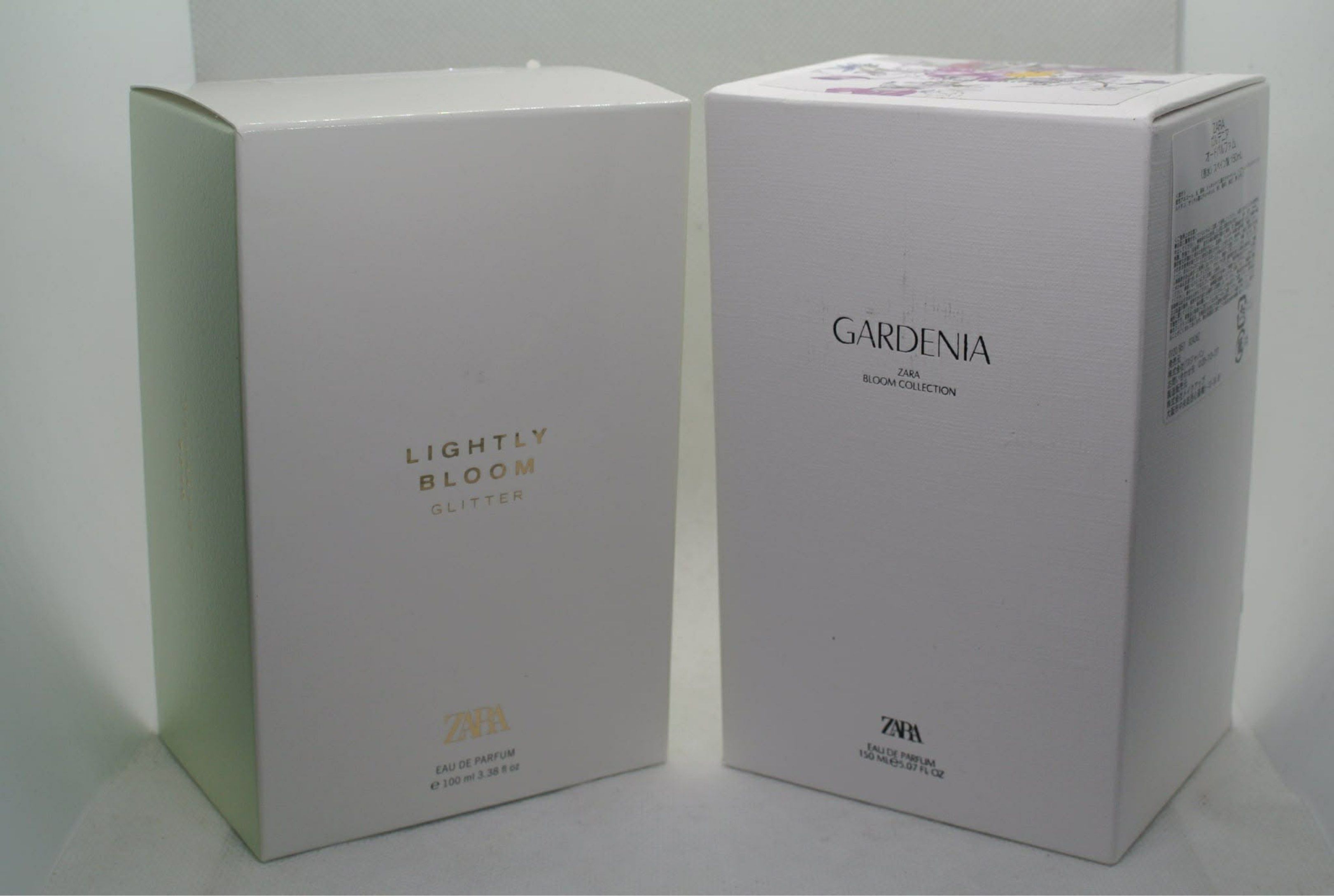 Zara Lightly Bloom Perfume (Category: Fragrance & Deodorants) located in Quezon City. Submitted by valerieayra (Listing ID 1420802265, Image 2). Description: - Zara Perfumes from Japan - Available scents: - Lightly Bloom (Glitter) - 100ml, EDP - 1,599 *1 stock left - Gardenia - 150ml, EDP - 1,399 *SOLD OUT - Perfect for gifting or personal use. - Message me for more details!.