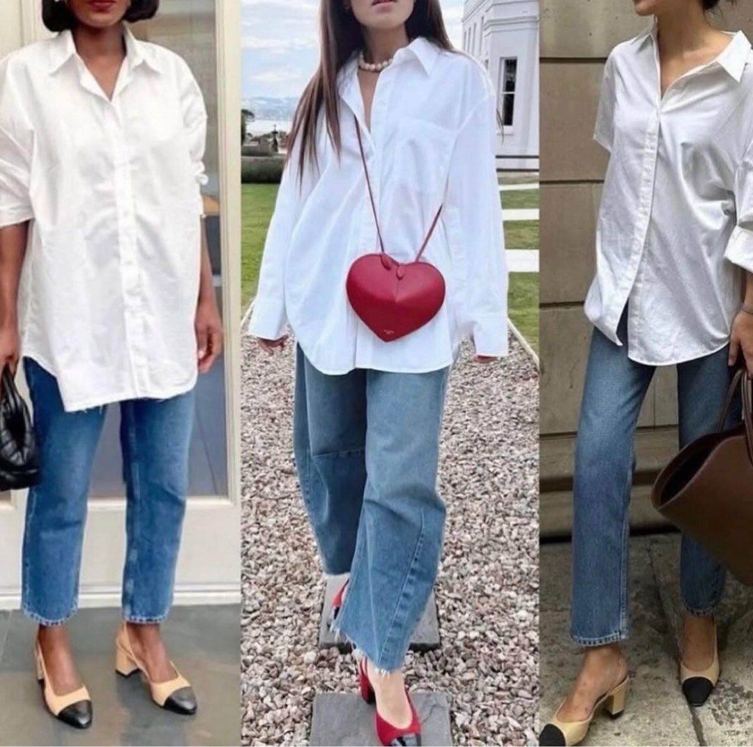 Zara White poplin Shirt (Category: Shirts) located in Quezon City. Submitted by macyscloset (Listing ID 1420893632, Image 1). Description: .
