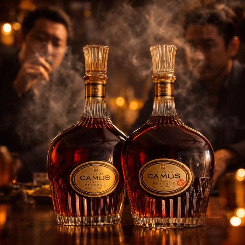 1L Camus special reserve cognac rare bottle 1000ml, Food & Drinks