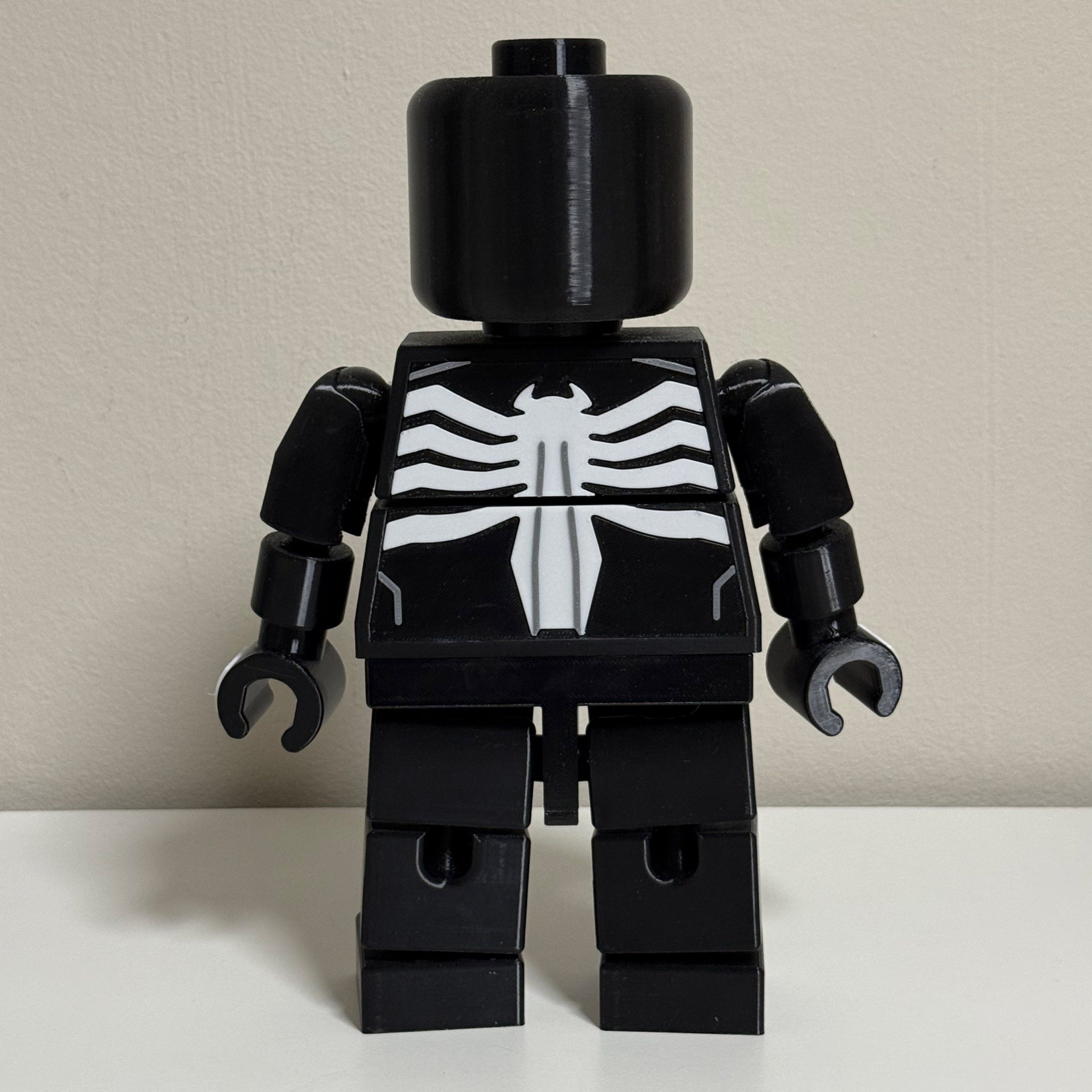 (3D PRINT) LEGO MARVEL CUSTOM DESIGN SYMBIOTE SPIDERMAN FIGURE, Hobbies ...