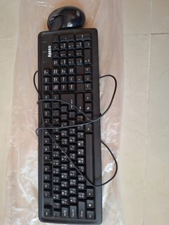 Brand-new Wired Keyboard and Mouse Set