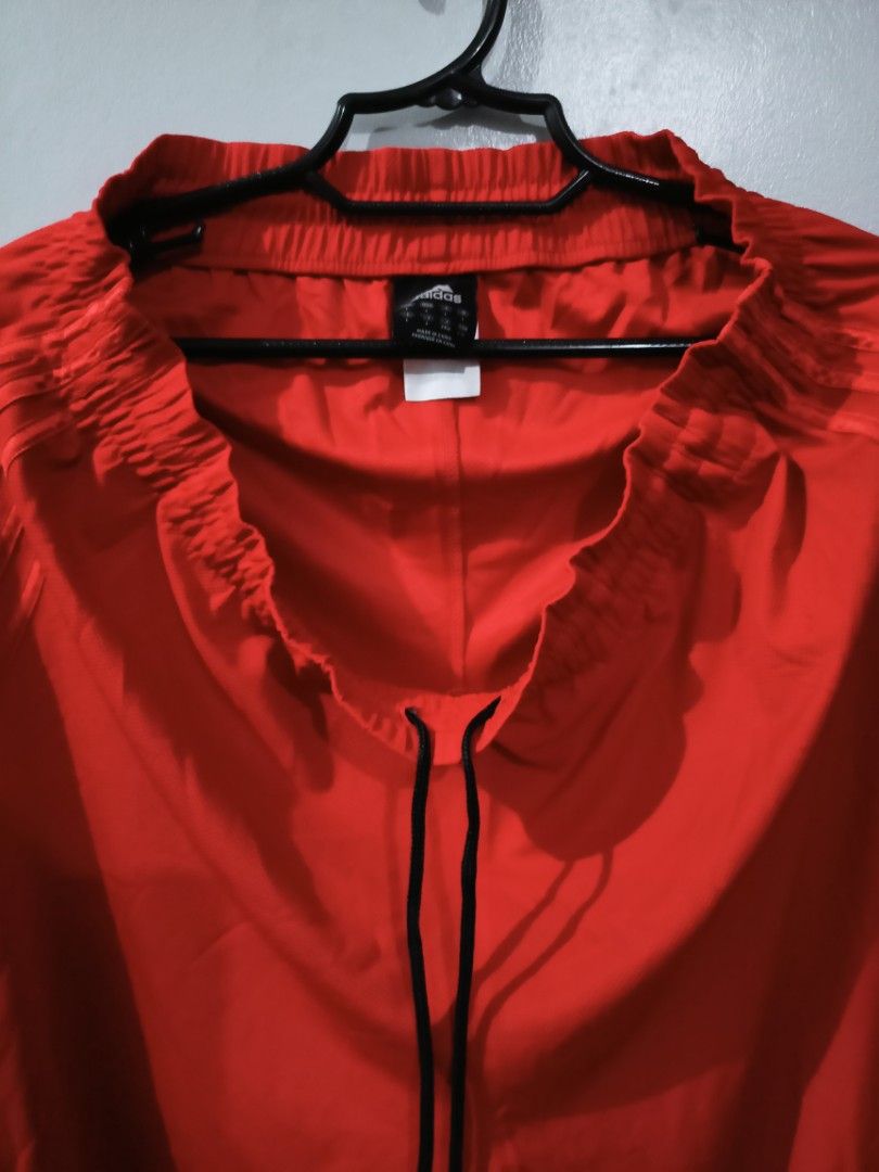 Adidas Red Shorts (Category: Activewear) located in Rosales. Submitted by brandeduseditems (Listing ID 1421043632, Image 3). Description: - Adidas red shorts - Size: XL - Drawstring waist - Adidas logo on left leg - Comfortable, loose fit - Genuine 100% In good condition..