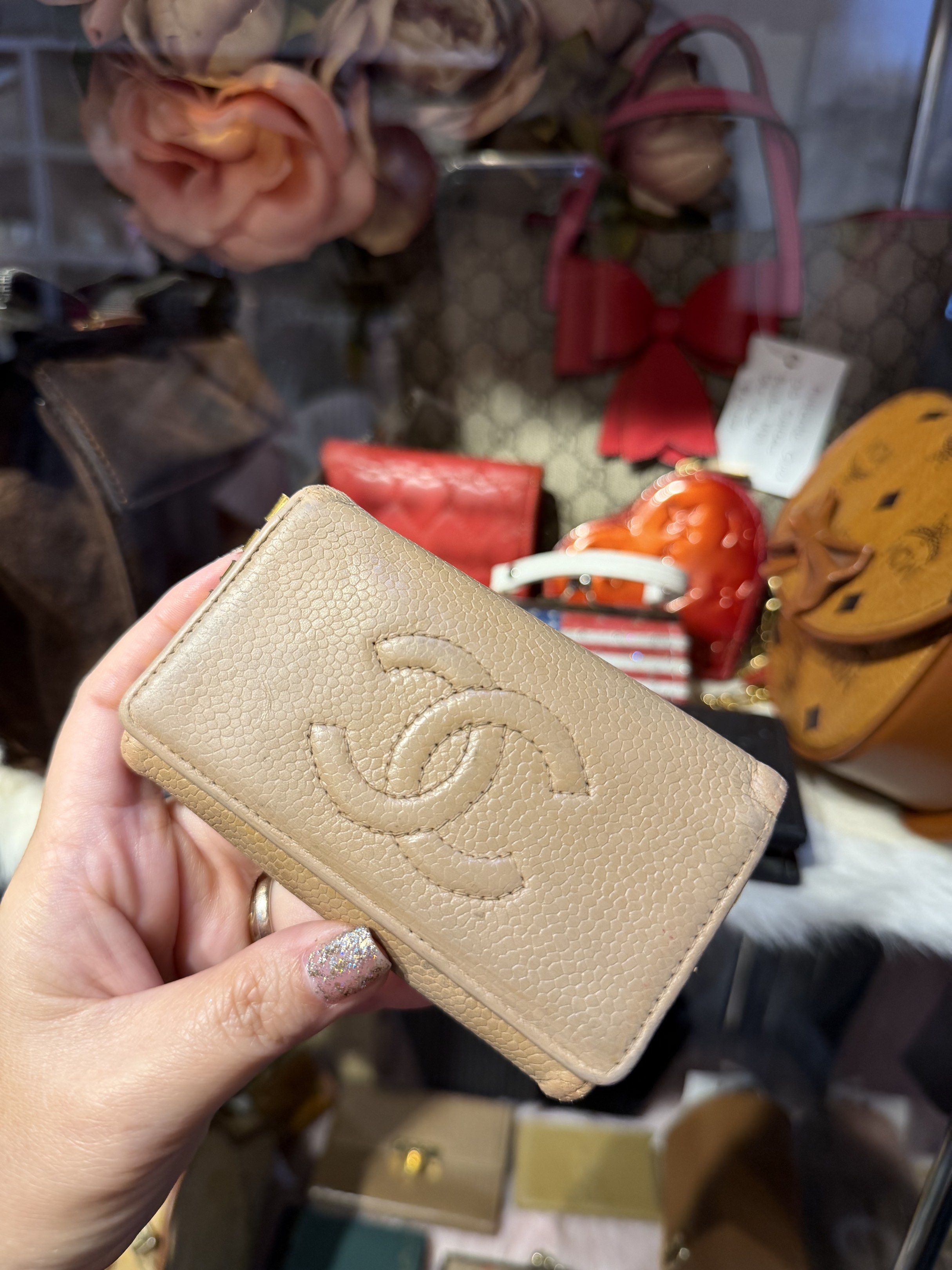 Authentic Vintage Chanel CC Key Holder (Category: Luxury Bags & Wallets) located in Dumaguete. Submitted by lovebags.ph (Listing ID 1420966840, Image 1). Description: Project key holder Color restored Actual pictures posted pls refer to it.