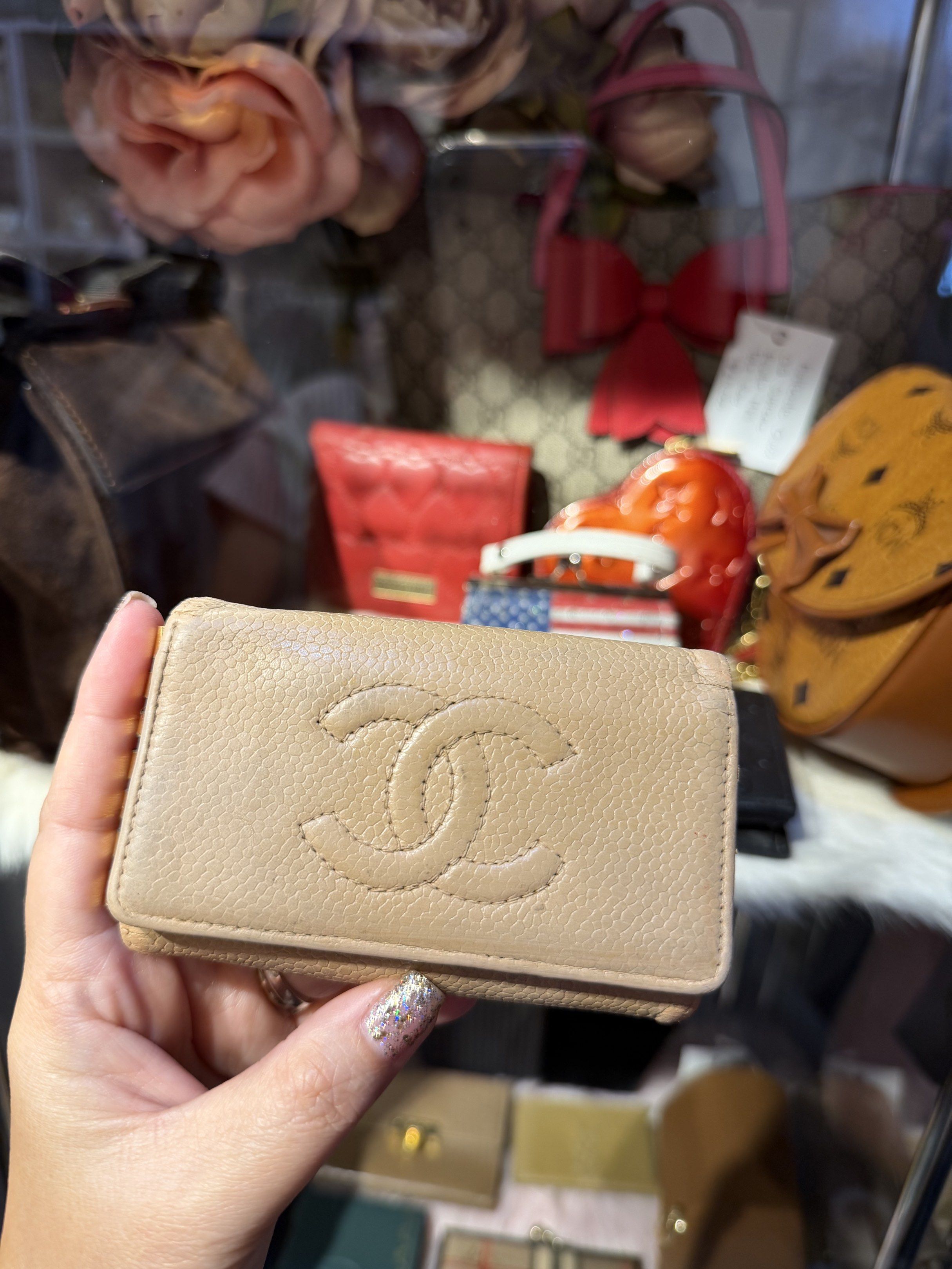 Authentic Vintage Chanel CC Key Holder (Category: Luxury Bags & Wallets) located in Dumaguete. Submitted by lovebags.ph (Listing ID 1420966840, Image 2). Description: Project key holder Color restored Actual pictures posted pls refer to it.