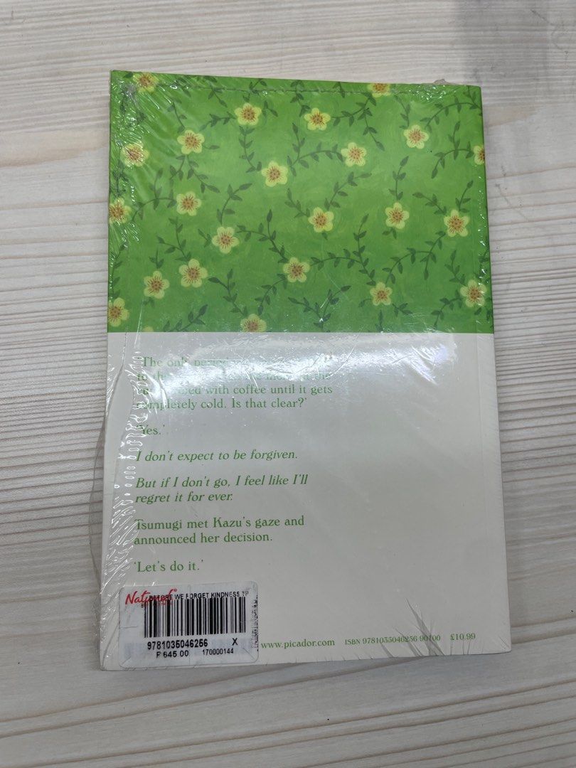Before We Forget Kindness by Toshikazu Kawaguchi (Category: Storybooks) located in Manila. Submitted by sandra_ll (Listing ID 1421045187, Image 2). Description: - "Before We Forget Kindness" by Toshikazu Kawaguchi - From the author of "Before the Coffee Gets Cold" - Global bestseller - Brand new and sealed in plastic wrap RFS: Need funds for graduation.