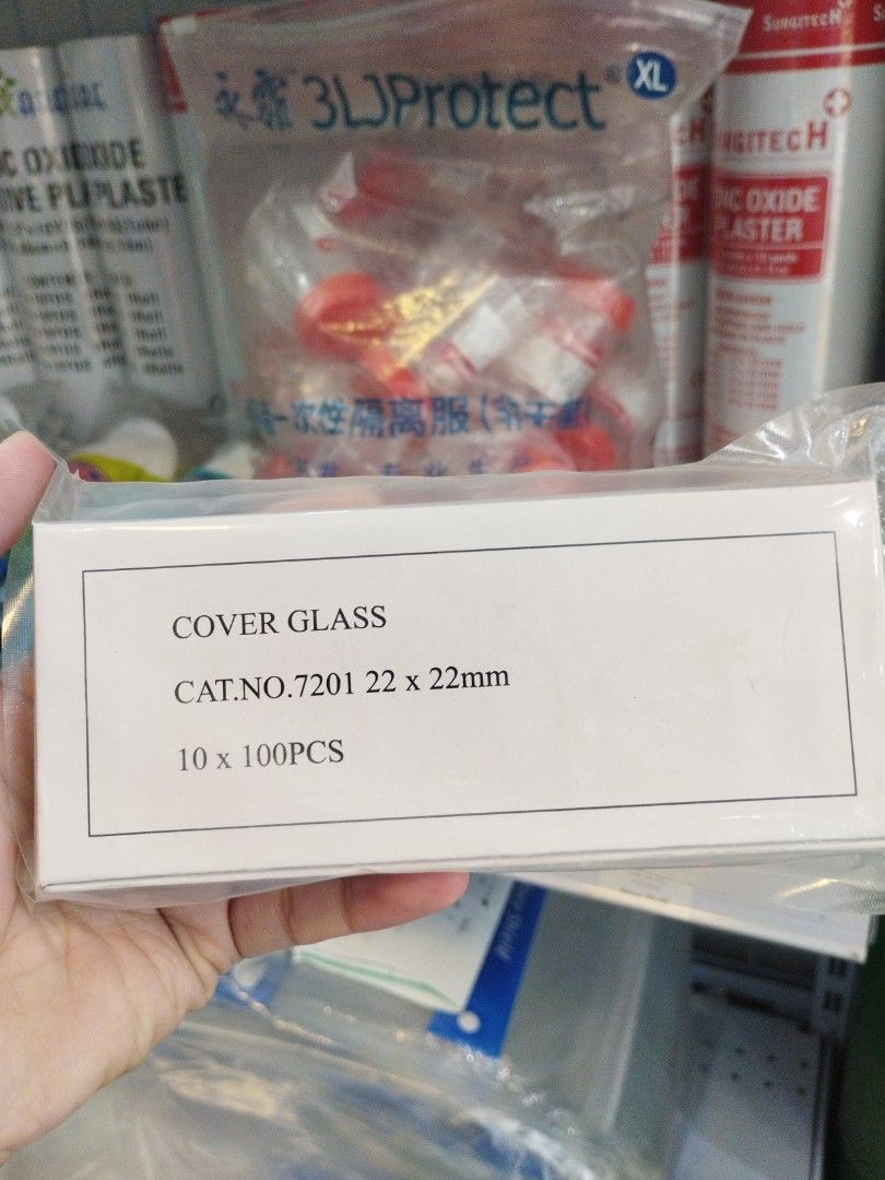 COVERGLASS 1000 PCS PER BOX FOR MICROSCOPE (Category: Medical Supplies & Tools) located in Quezon City. Submitted by marketing_zyra (Listing ID 1421020747, Image 3). Description: .