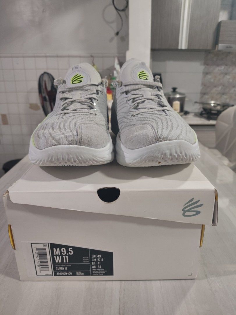 Curry 12 size 9.5US Men (Category: Sneakers) located in Antipolo. Submitted by grimmpool28 (Listing ID 1421080103, Image 2). Description: For SALE NO to TRADE Curry 12 Size 9.5US Men Original/Authentic/Legit With box Used but not abused 9/10 Good condition 3500 plus shipping fee Antipolo City.