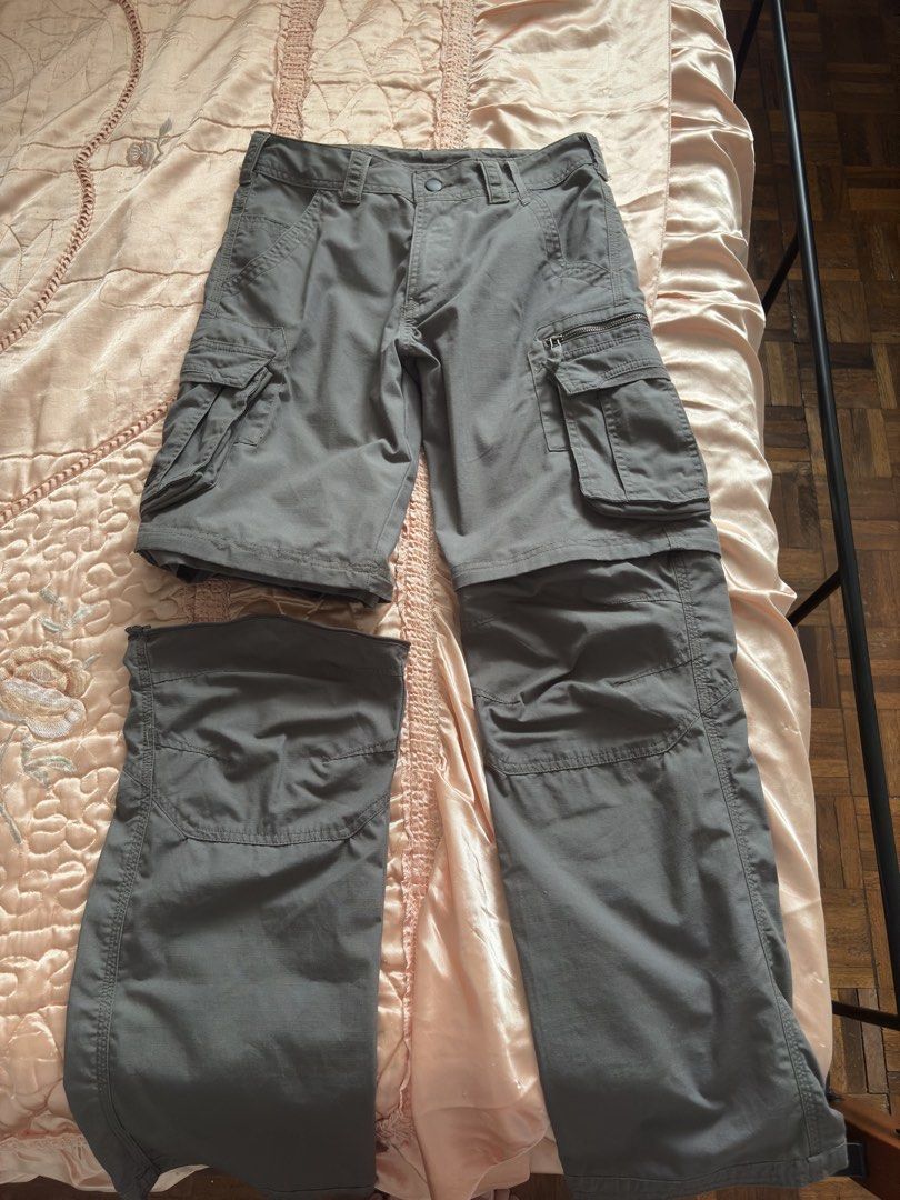 DECATHLON Convertible Cargo Pants (Category: Jeans) located in Las Pinas. Submitted by slowcircle (Listing ID 1421028551, Image 2). Description: Decathlon Convertible pants Only worn once All zippers are working and no stain, no smell or discoloration Size: 26 - 27 (MENS) size runs small This also can be unisex, if for women’s the size would be 28 .