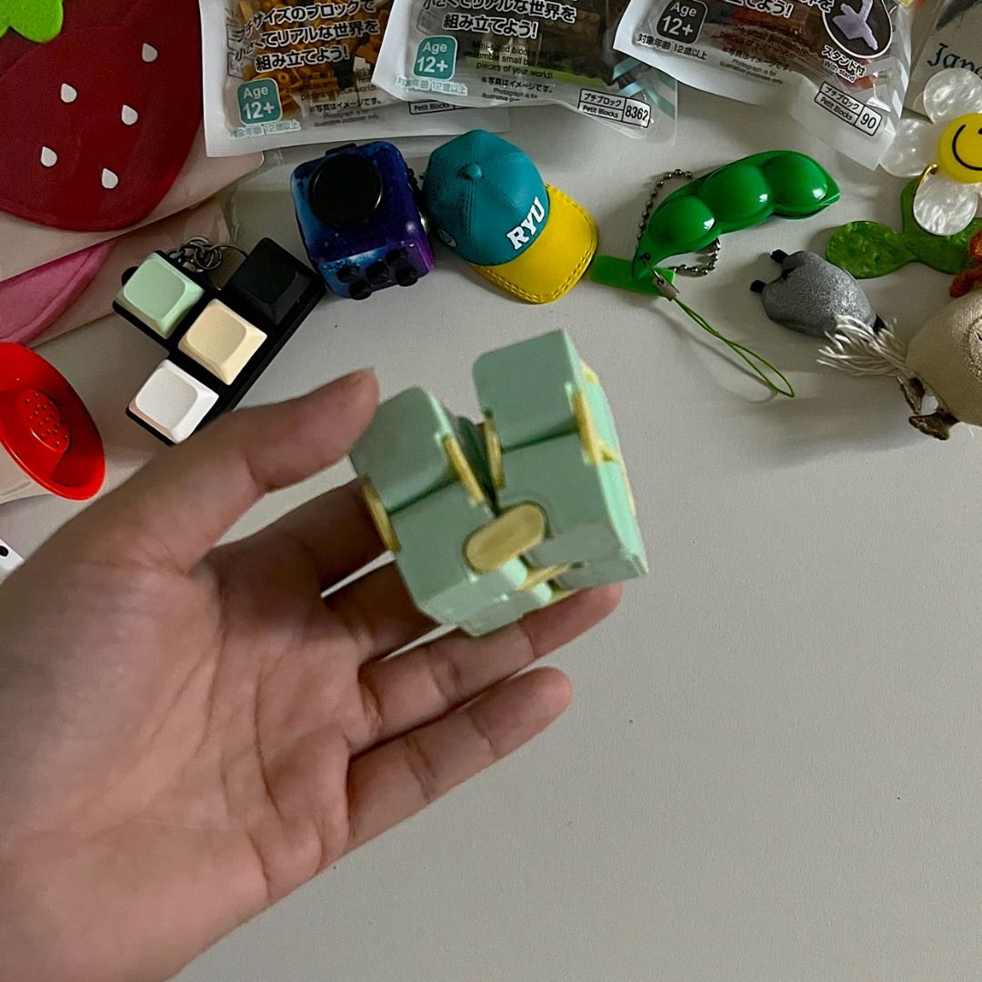 Fidget Infinity Cube (Category: Designer & Blind Box Toys) located in Makati City. Submitted by cloudyish_skies (Listing ID 1421004310, Image 1). Description: Fun, portable toy for stress relief and focus..