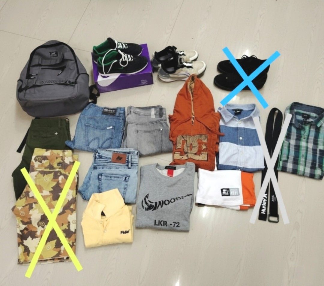 Gray Backpack (Category: Activewear) located in San Pablo. Submitted by nhatzstuffz (Listing ID 1421113403, Image 1). Description: Gray backpack. Features a main compartment and a front pocket. Suitable for everyday use or travel. Polo Pants etc... .