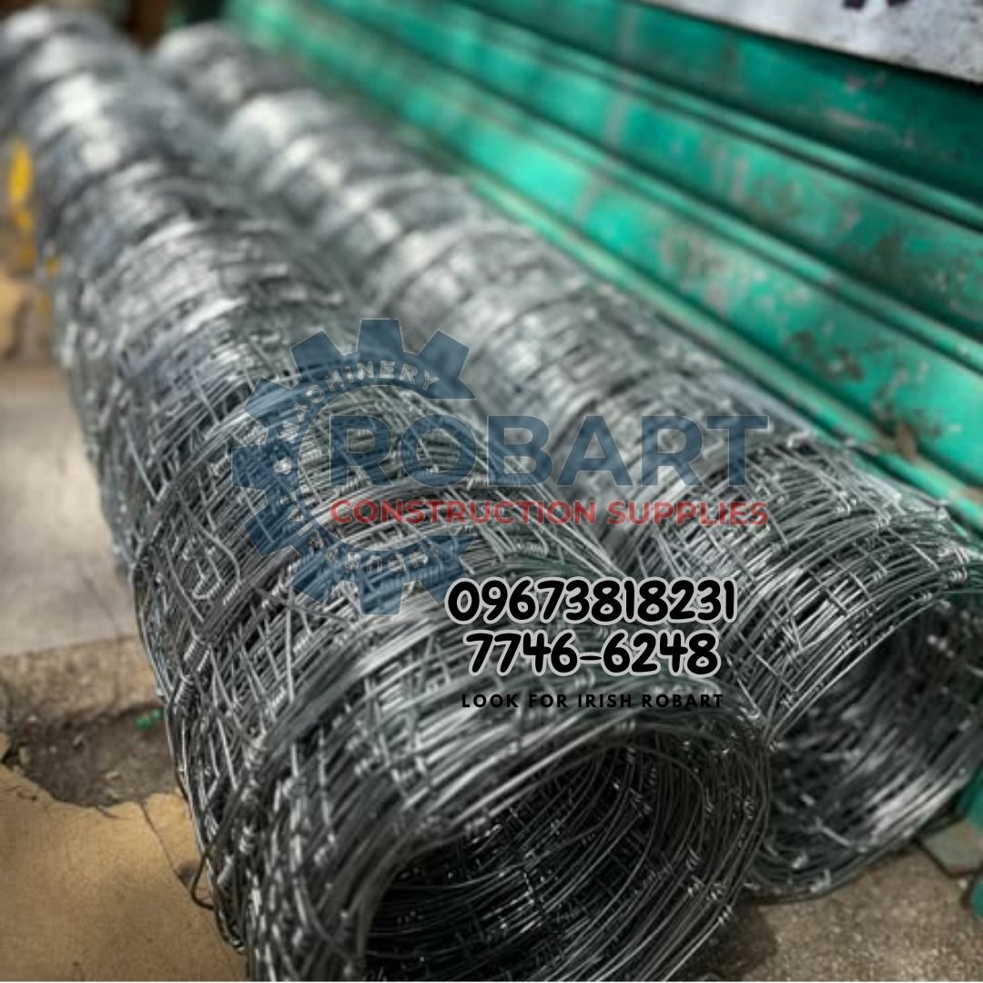 Hog Wire (Category: Construction Tools & Equipment) located in Manila. Submitted by irishrobart_22 (Listing ID 1420949892, Image 1). Description: HOG Wire 9holes x 40yards 𝑹𝑶𝑩𝑨𝑹𝑻 𝑪𝑶𝑵𝑺𝑻𝑹𝑼𝑪𝑻𝑰𝑶𝑵 𝑺𝑼𝑷𝑷𝑳𝑰𝑬𝑺 #RobartConstructionSupplies #constructionmaterials 🔵100% Trusted Supplier 🔵Competitive Price 🔵𝑾𝒆 𝒂𝒓𝒆 𝑫𝑻𝑰 𝑹𝒆𝒈𝒊𝒔𝒕𝒆𝒓𝒆𝒅 & 𝑩𝑰𝑹 𝐀𝐂𝐂𝐑𝐄𝐃𝐈𝐓𝐄𝐃 Products: ▫️Machinery ▫️Electrical ▫️Valves & Fittings ▫