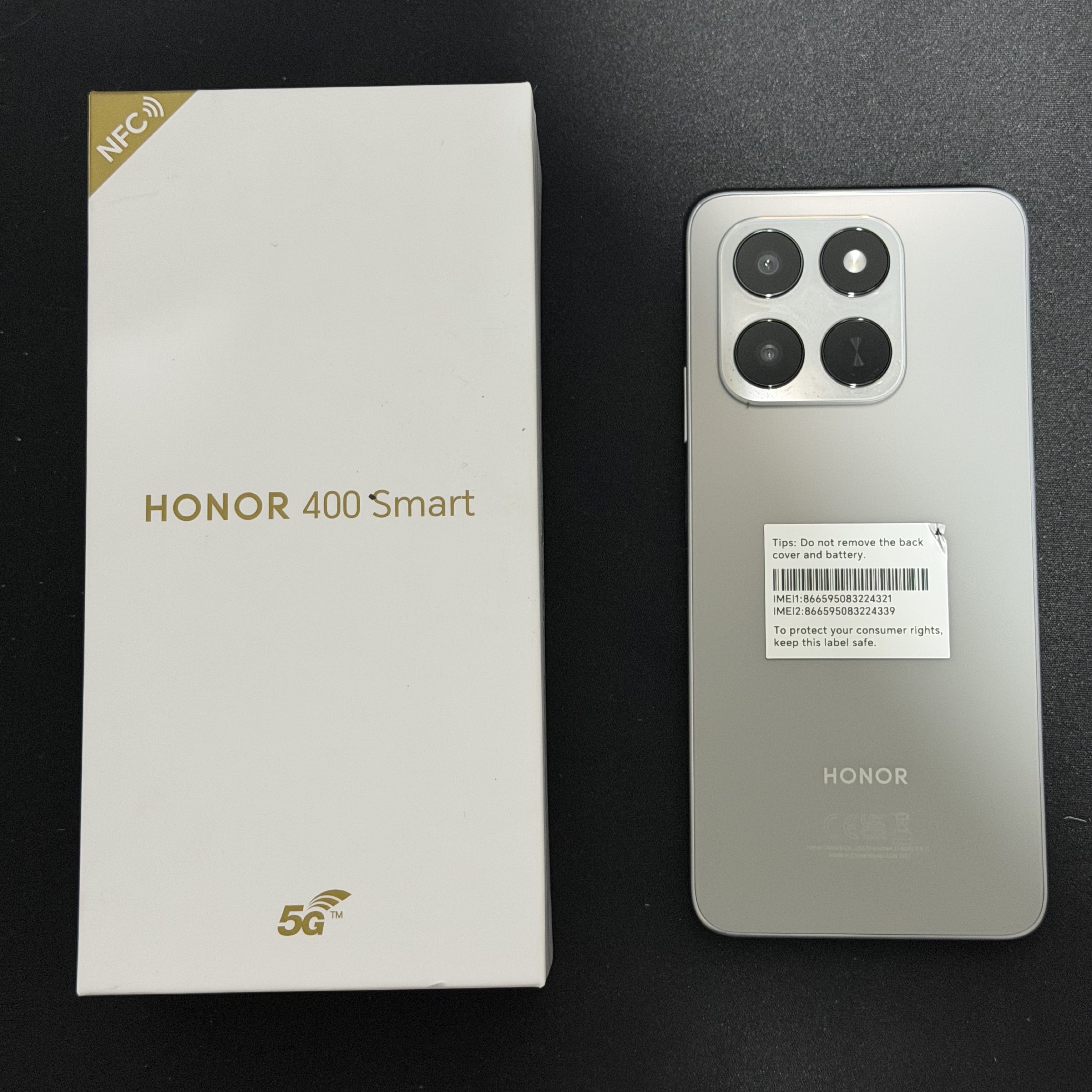 Meteor Phones Honor 400 Smart 5G 256GB Meteor Silver, Mobile Phones & Gadgets, Mobile ...