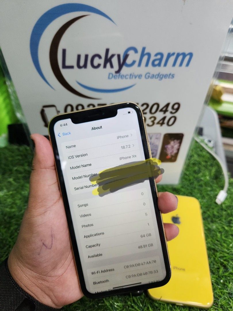 iPhone XR 64gb (Category: iPhone X Series) located in Manila. Submitted by lucky.charm.gadgets (Listing ID 1421067850, Image 2). Description: iPhone XR 64gb BUY PASS (WIFI USED ONLY) PEDE SA NO BUDGET NA NANGANGARAP NANG iPHONE! BAWAL SA NANGARAP PERO MAARTE! NO HIDDEN APPLE I.D BATTERY MAKUNAT PA KAHIT SERVICE NA PEDE PANG BACK UP PHONE MAY TRUETONE NO FACE I.D HONEST ISSUE (ILALAGAY SA NOTE PARA AWARE KA) NOTE *BUY PASS FOR WIFI USE LANG SYA DI