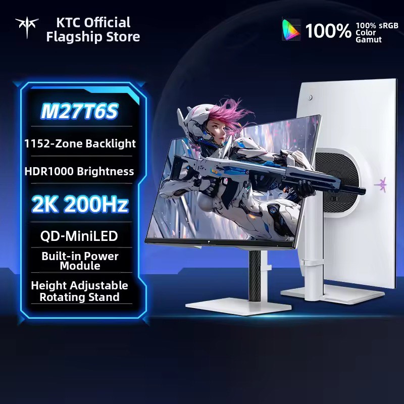 Ilustração sobre KTC M27T6S: O Monitor Mini-LED Barato que Humilha Hardware Premium e Entrega HDR Absurdo