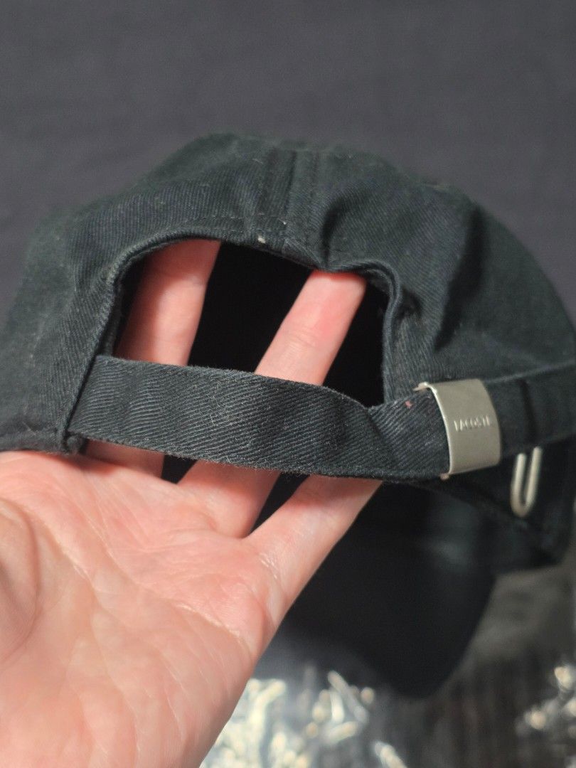 Lacoste Black Cap (Category: Caps & Hats) located in Quezon City. Submitted by yGGGG (Listing ID 1421014143, Image 3). Description: - Lacoste black cap - Features the iconic crocodile logo - Adjustable strap with metal buckle - Made of durable fabric - Comes with original packaging.