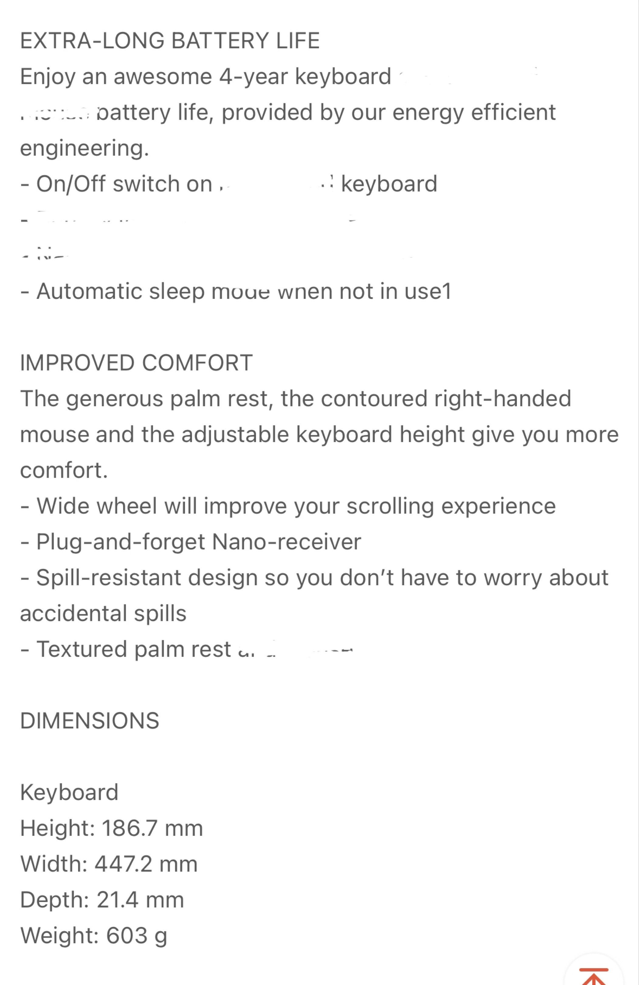 Logitech MK345 Wireless Comfort Keyboard (without mouse)453762921530009602