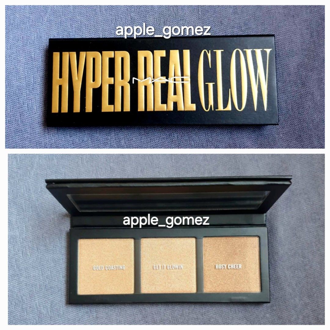 MAC Hyper Real Glow Highlighter Palette (Category: Makeup) located in Makati City. Submitted by apple_gomez (Listing ID 1421004283, Image 1). Description: MAC Hyper Real Glow Highlighter Palette Php 1,350 Brand new and authentic from US Can do cod.