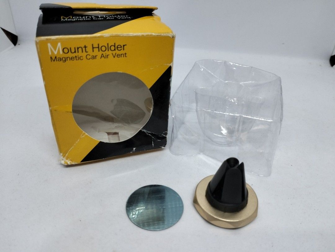 Magnetic Car Air Vent Phone Holder (Category: Mounts & Holders) located in Baguio. Submitted by toys_of_yesteryear (Listing ID 1421104949, Image 3). Description: 📌loc. Baguio 📌Actual photos posted, check all photos before buying. 📌Reasonable price posted, lowballers will be ignored / ridiculous offers auto declined. 📌No holds , No reservation. 1 day payment window to secure the item 📌MoP: Gcash 📌MoD: J&T -Magnetic Car Air vent Phone holder 