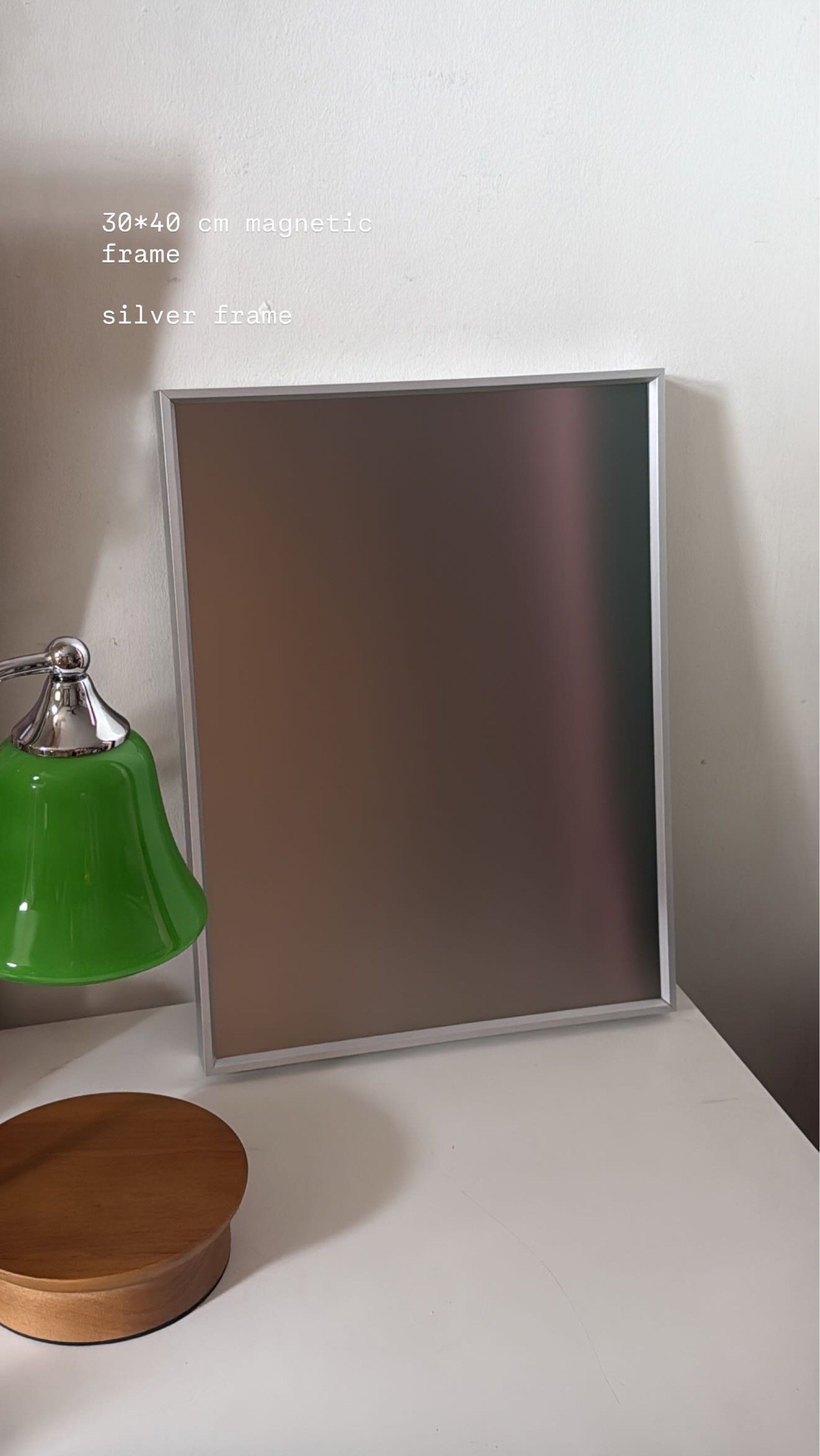 Magnetic Frame red silver (Category: Frames & Pictures) located in Quezon City. Submitted by nabi1004 (Listing ID 1421002283, Image 2). Description: silverhome.ph on ig.