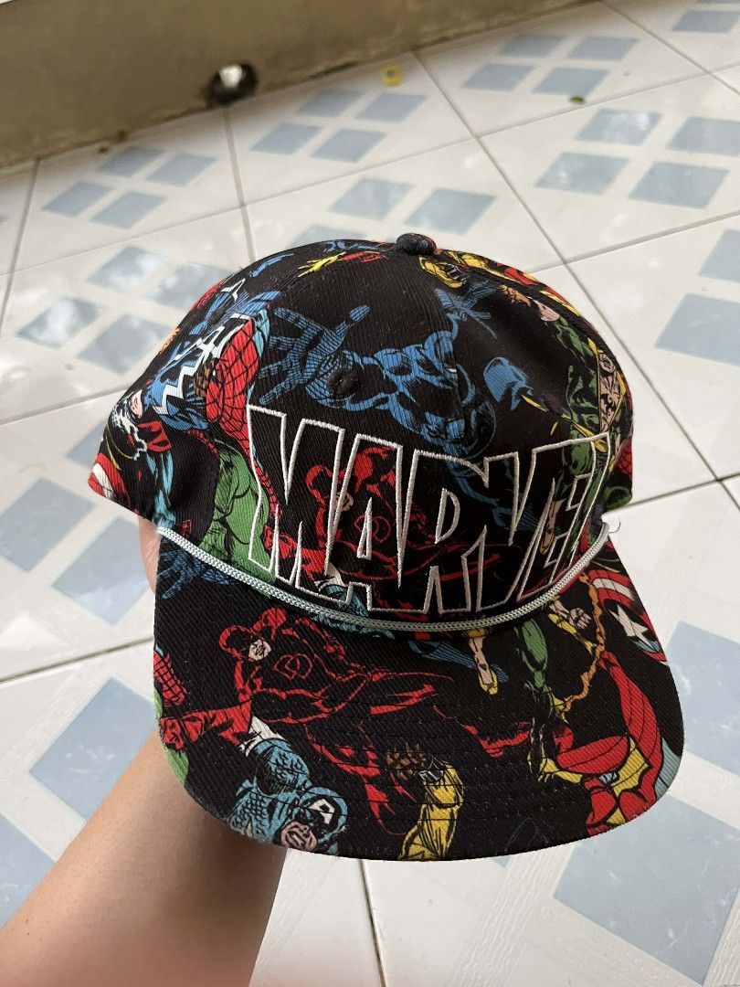 Marvel Comics Cap (Category: Caps & Hats) located in Cavite. Submitted by eugenioej830750 (Listing ID 1421033539, Image 2). Description: no issue as new condition fit to all.