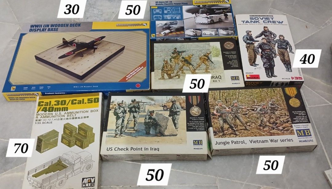 Model Kits - Display Base, Soviet Tank Crew, and More, Hobbies & Toys ...