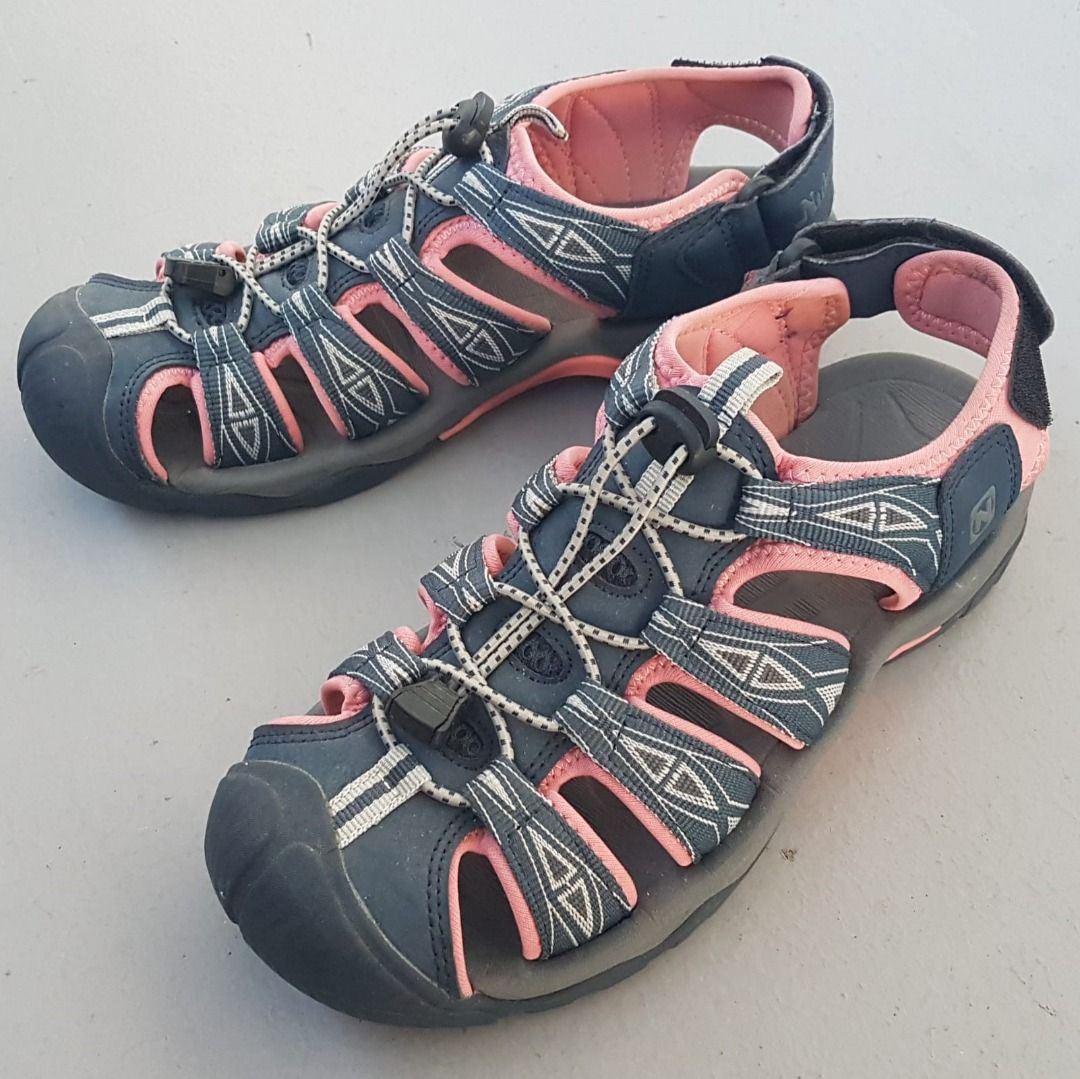 Original NECKERMANN Sandals, Navy Model, Size 37, Comfortable Shoes, Soft Sole, Durable rubber sole, breathable construction, anti-slip design, Slip-On, Sliders, Keen, Travel, Outdoor, Everyday Footwear, Cosmopolitan, Sophistication, Cult Street Fashion (Category: Sandals) located in Singapore. Submitted by discountshop (Listing ID 1420938728, Image 3). Description: Original NECKERMANN Sandals, 8336 Navy Model, Size 37, Comfortable Shoes, Soft So