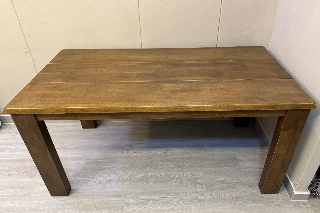 Picket & Rail solid wood Dining table, Furniture & Home Living ...