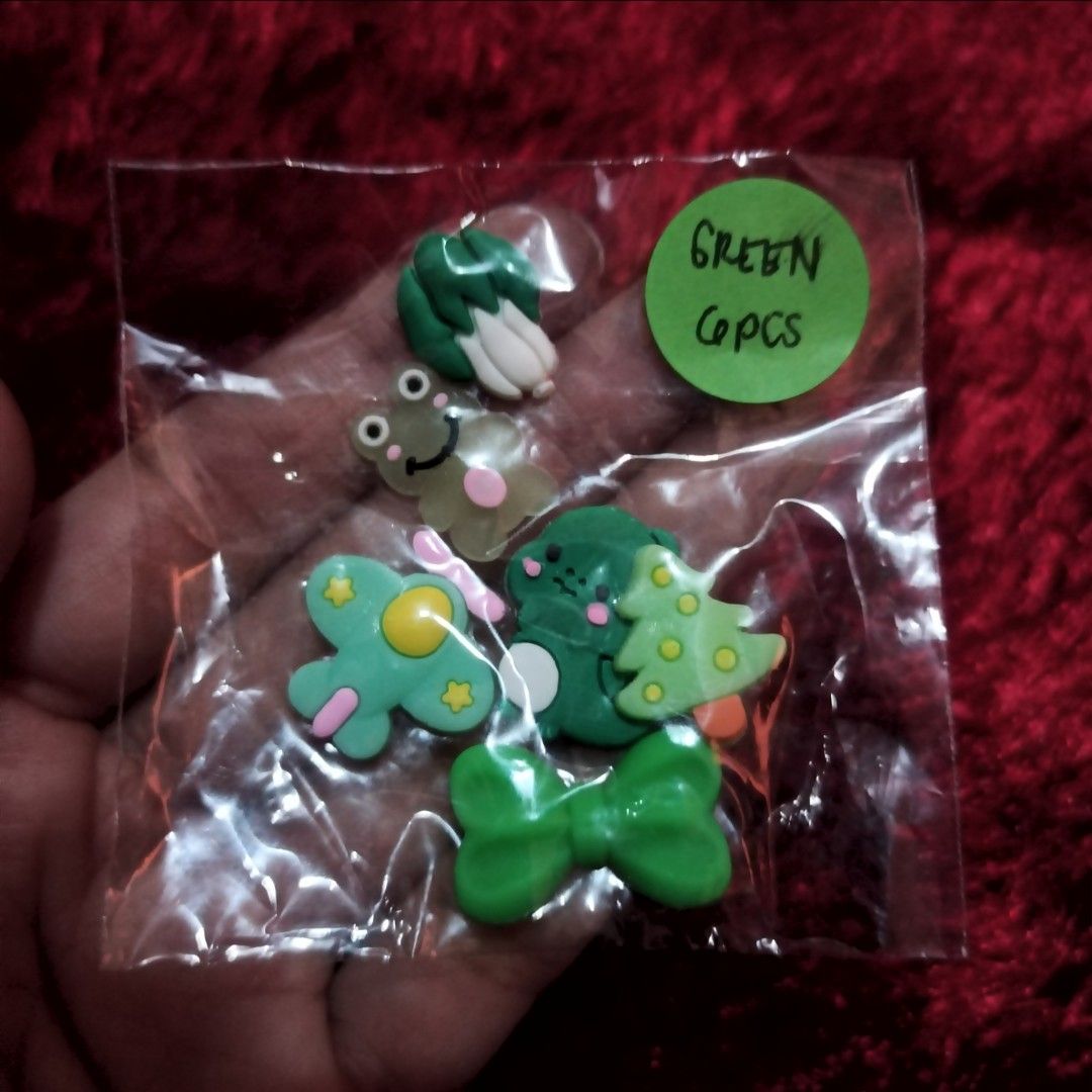 Small Assorted Colorful Soft Rubber PVC Embellishments (Category: Craft Supplies & Tools) located in Taguig. Submitted by oddlykawaiishop.ph (Listing ID 1421105942, Image 3). Description: 🎀 Please check photos and read description below: • Material: Soft Rubber PVC • Colors: Yellow (9 pcs), Red (8 pcs), Orange (8 pcs), Green (6 pcs), Blue (10 pcs), Pink (15 pcs) • FREE Gel Sticker 60 pcs. RFS: Sh0pee bought but the product title was wrong/mislea