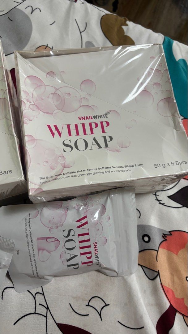 SNAILWHITE Whipp Soap For Face & Body 80g (Category: Face Care) located in Pulilan. Submitted by r1a.2001 (Listing ID 1420999360, Image 3). Description: 100 each! brand new and not near the expiry date! .