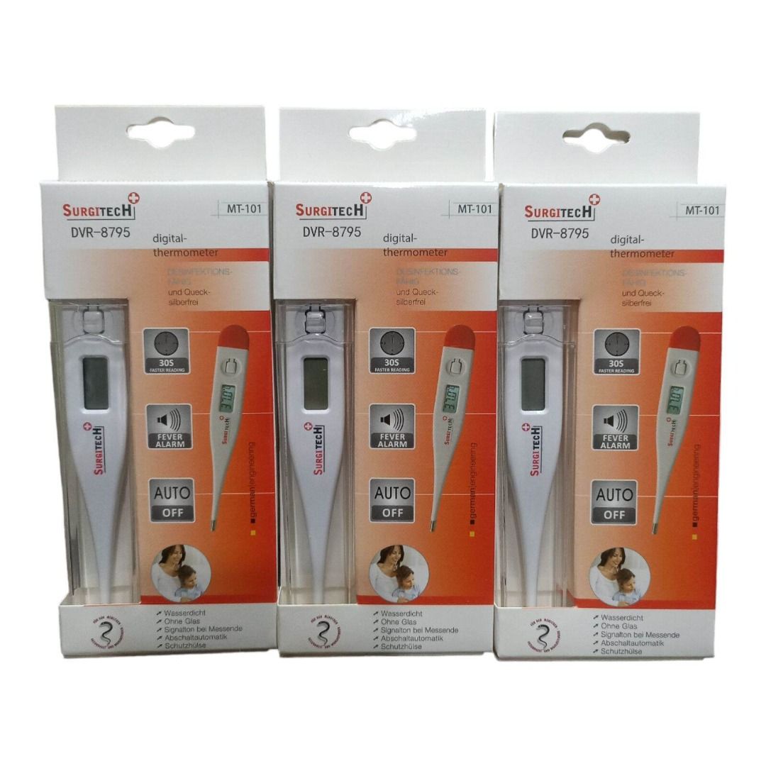 SURGITECH DIGITAL THERMOMETER AVAILABLE ON HAND (Category: Thermometers) located in Quezon City. Submitted by andrea_dxs (Listing ID 1420978330, Image 1). Description: AVAILABLE ONHAND WE ALSO ACCEPT BULK ORDERS “𝐃𝐗𝐒 𝐄𝐍𝐓𝐄𝐑𝐏𝐑𝐈𝐒𝐄𝐒 𝐈𝐍𝐂.” 𝘞𝘢𝘳𝘦𝘩𝘰𝘶𝘴𝘦 𝘈𝘥𝘥𝘳𝘦𝘴𝘴 : 18 REST HAVEN PROJ. 7 BRGY BUNGAD QUEZON CITY V i b e r : +6, 3, 9, 3, 0, 4, 8,8, 2, 2, 6, 9, WE ACCEPT CASH ON DELIVERY/ CASH ON PICK UP/ GCASH AND BANK TRANSFER