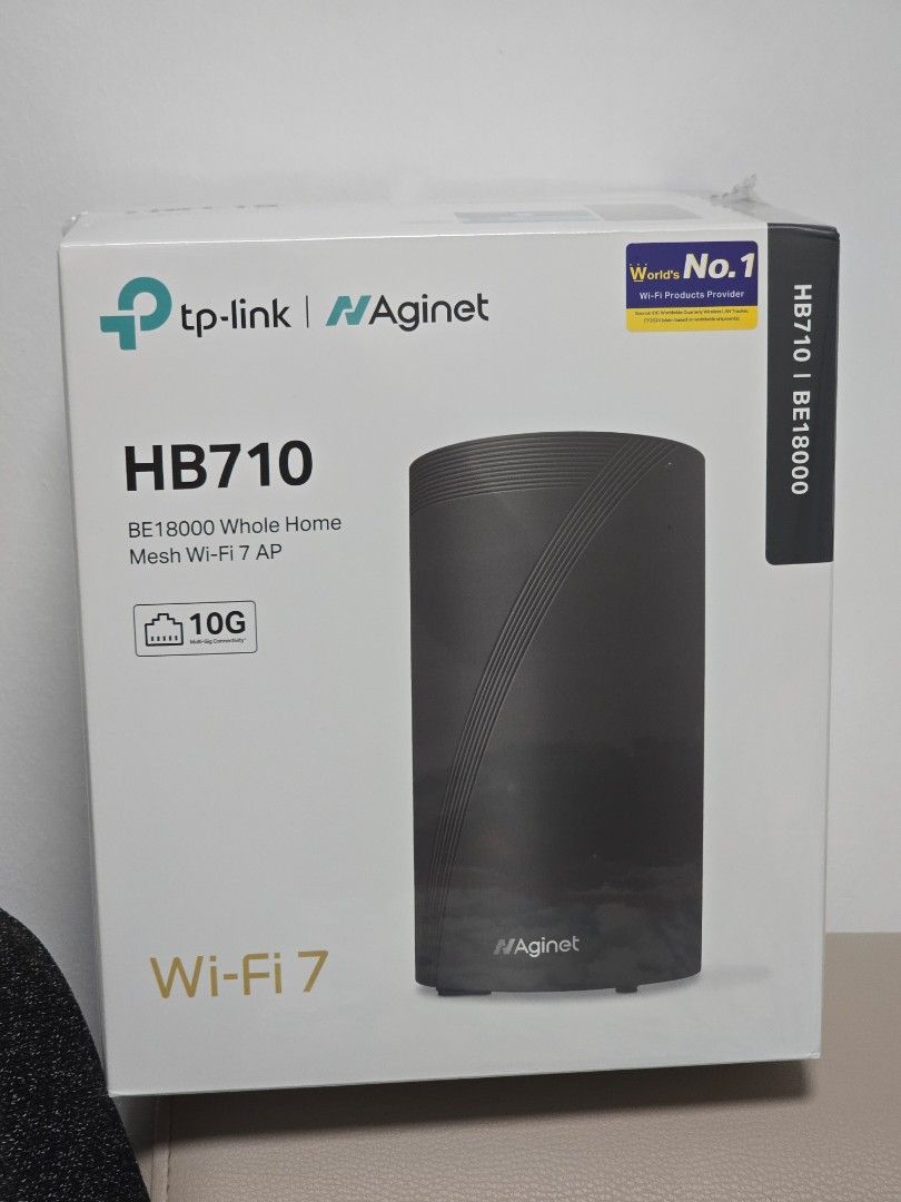 Tp Link Router Hb TP-Link HB710 BE18000 Whole Home Mesh Wi-Fi 7 AP Router (BNIB ...