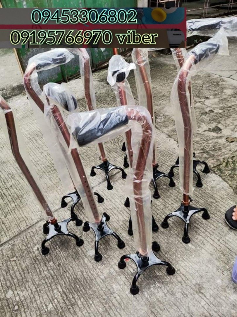 Tungkod // Walking Canes - Various Styles Available (Category: Medical Supplies & Tools) located in Quezon City. Submitted by brightphoenix.af3fd8 (Listing ID 1420970543, Image 3). Description: - Walking canes for sale. - Styles: Standard, Tripod, Quad. - Colors: Black, Silver, Bronze. - COD/Gcash payment .
