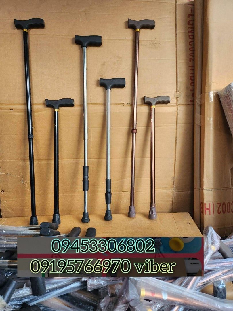 Tungkod // Walking Canes - Various Styles Available (Category: Medical Supplies & Tools) located in Quezon City. Submitted by brightphoenix.af3fd8 (Listing ID 1420970543, Image 1). Description: - Walking canes for sale. - Styles: Standard, Tripod, Quad. - Colors: Black, Silver, Bronze. - COD/Gcash payment .