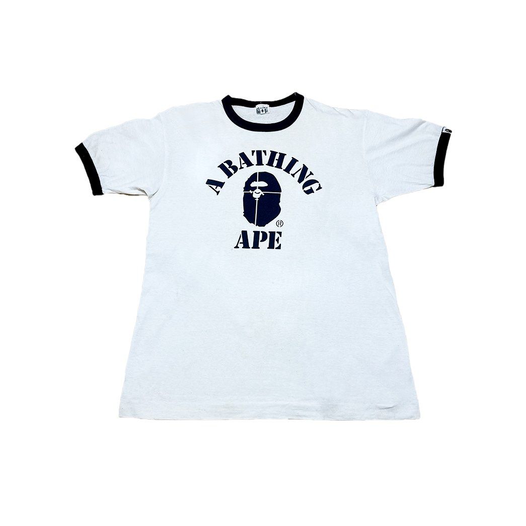 Vintage Bape Ringer Tee Nigo Era (2006) (Category: Tshirts & Polo Shirts ) located in Manila. Submitted by nevinarchives (Listing ID 1421041206, Image 1). Description: Vintage Bape Tee w/ stains etc 2006 Tee.